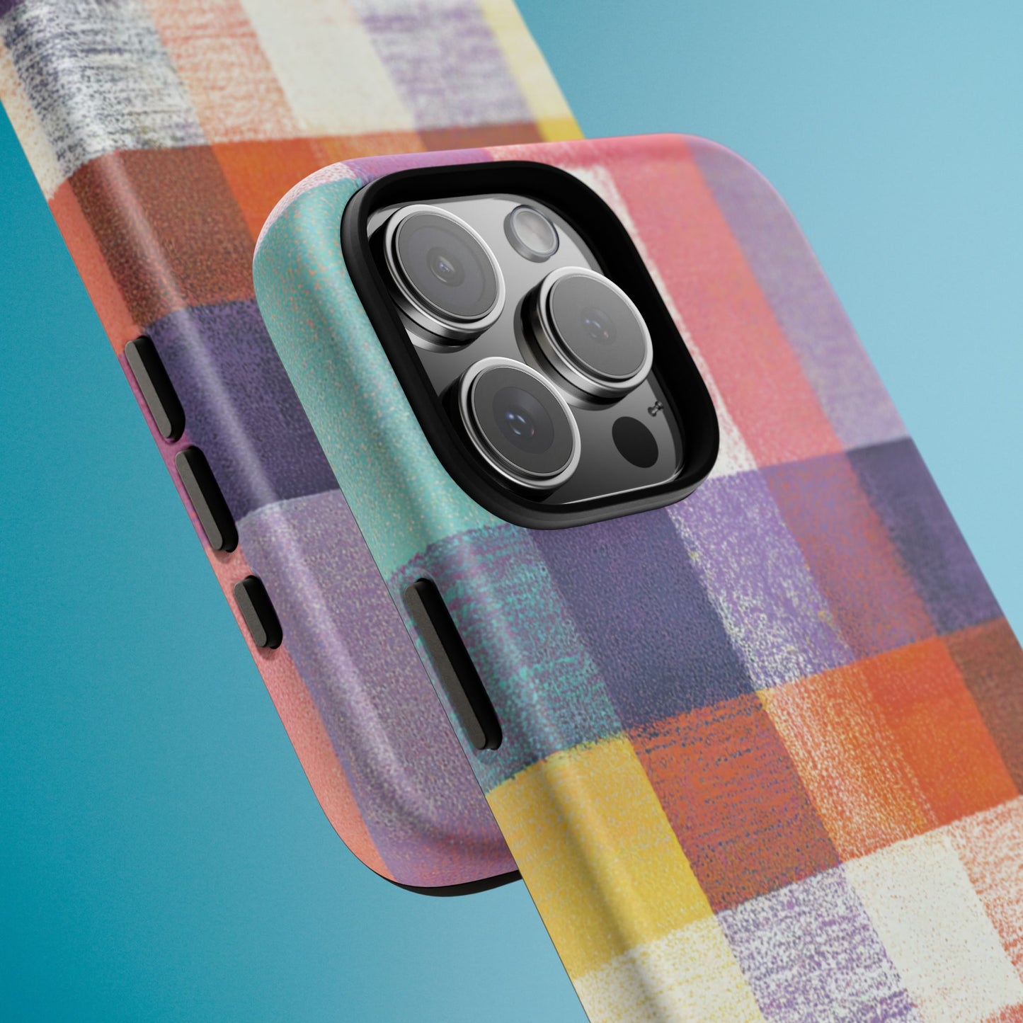 Colorful Plaid Phone Case - iPhone, Galaxy and Pixel Models