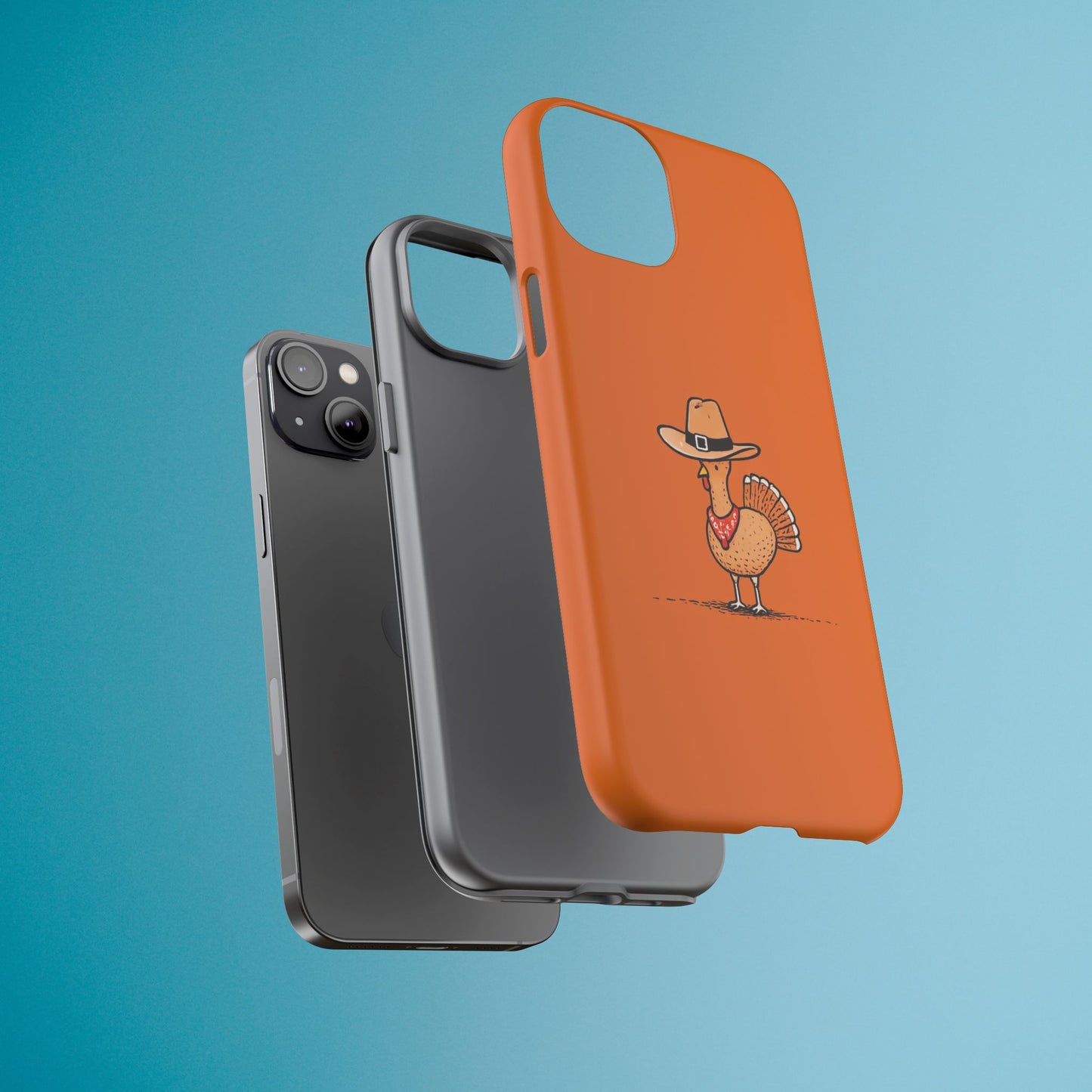 Turkey Phone Case, Funny Thanksgiving Cover, Autumn Fall Design iPhone Samsung Pixel