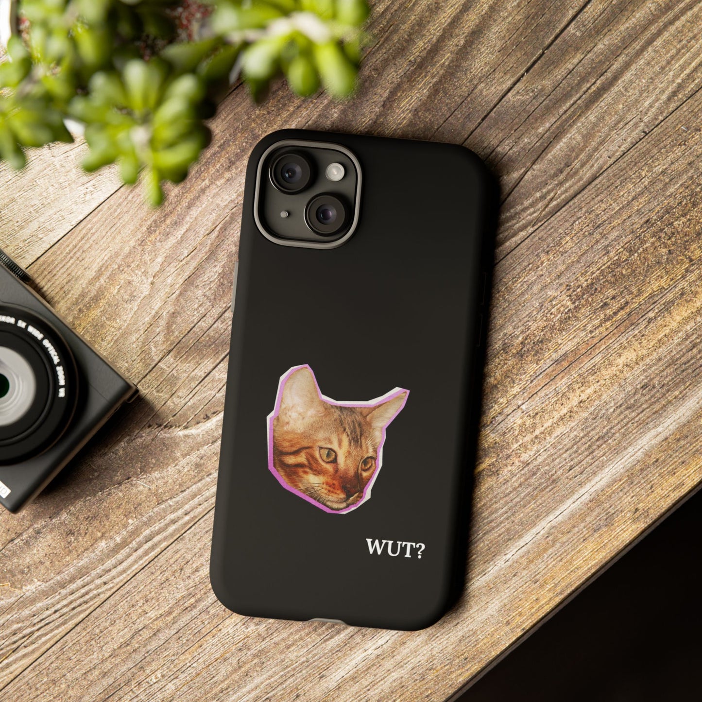 Funny Cat Meme Phone Case - iPhone, Galaxy, Pixel