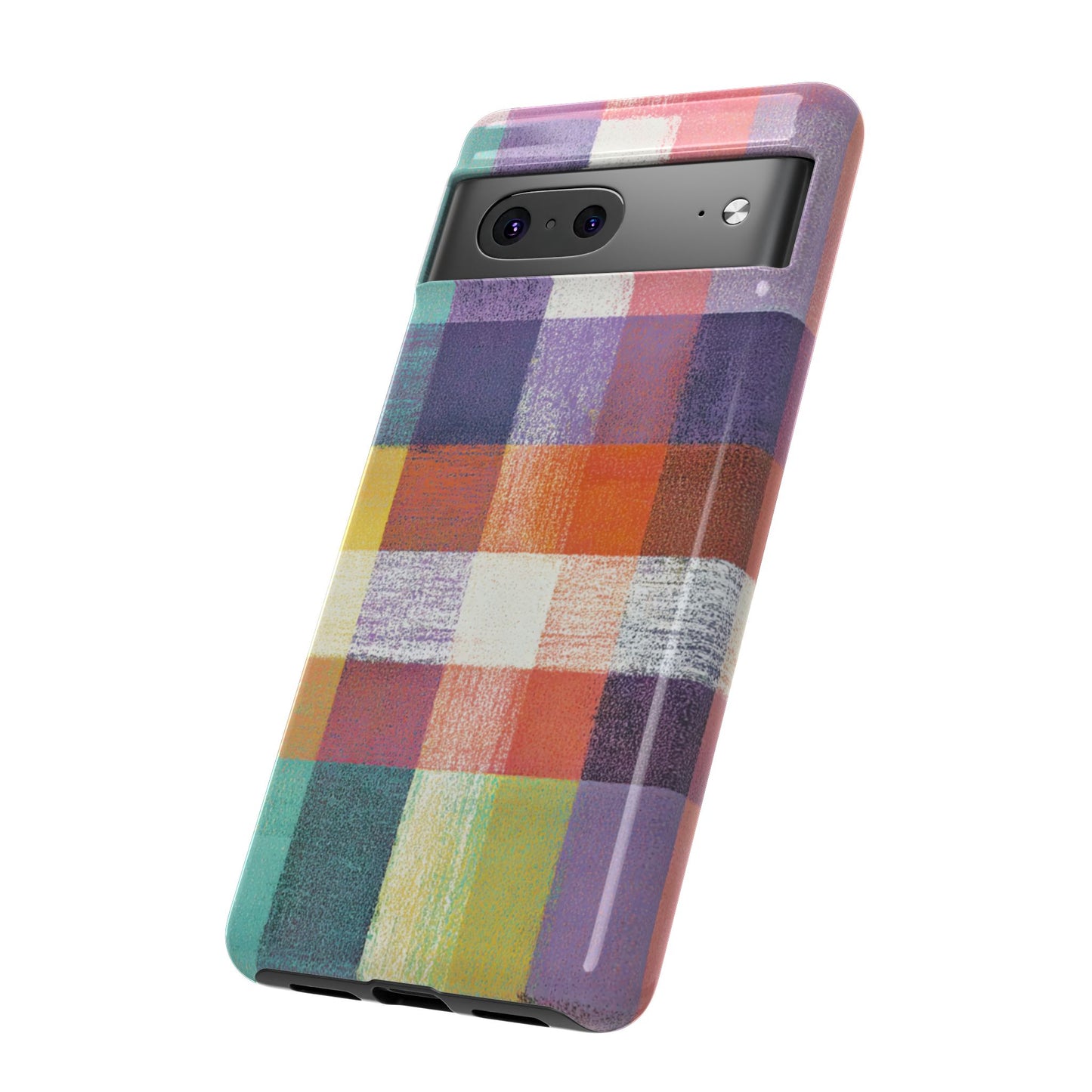 Colorful Plaid Phone Case - iPhone, Galaxy and Pixel Models