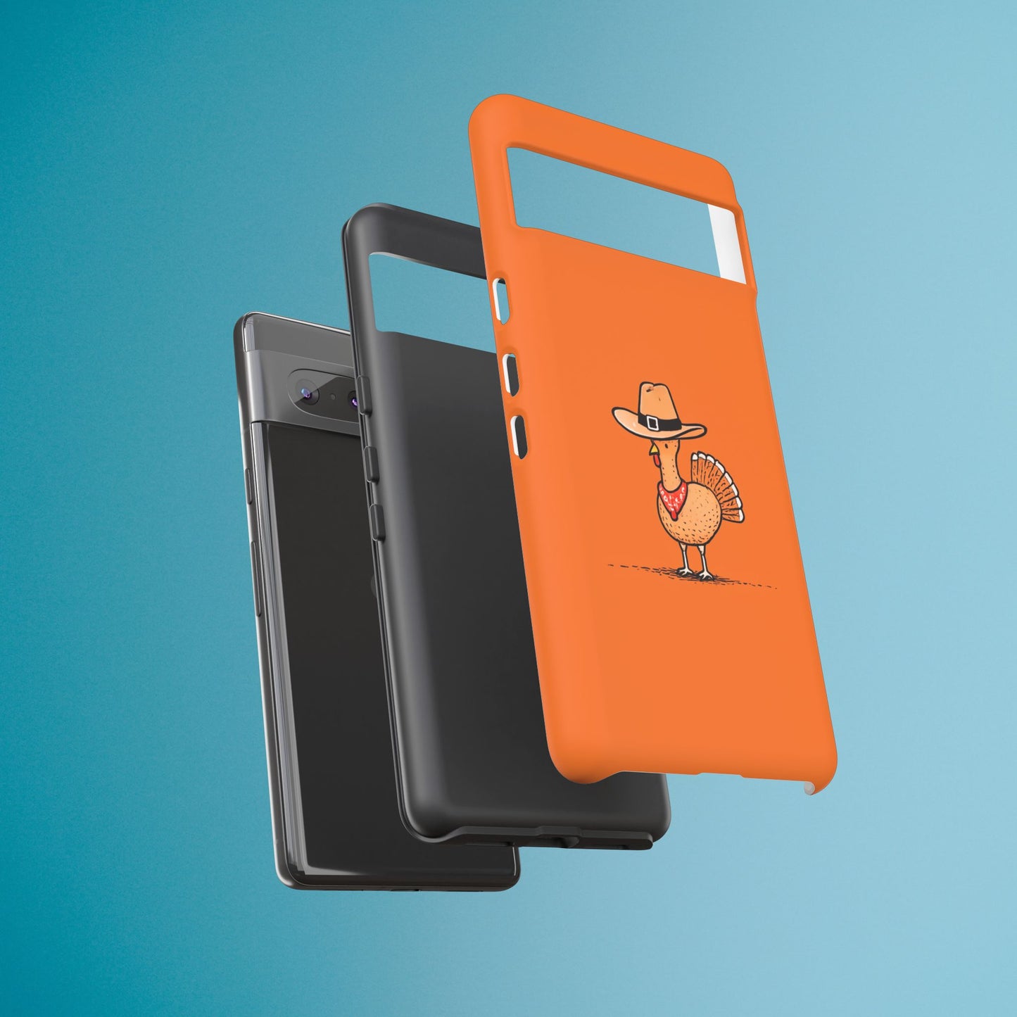 Turkey Phone Case, Funny Thanksgiving Cover, Autumn Fall Design iPhone Samsung Pixel