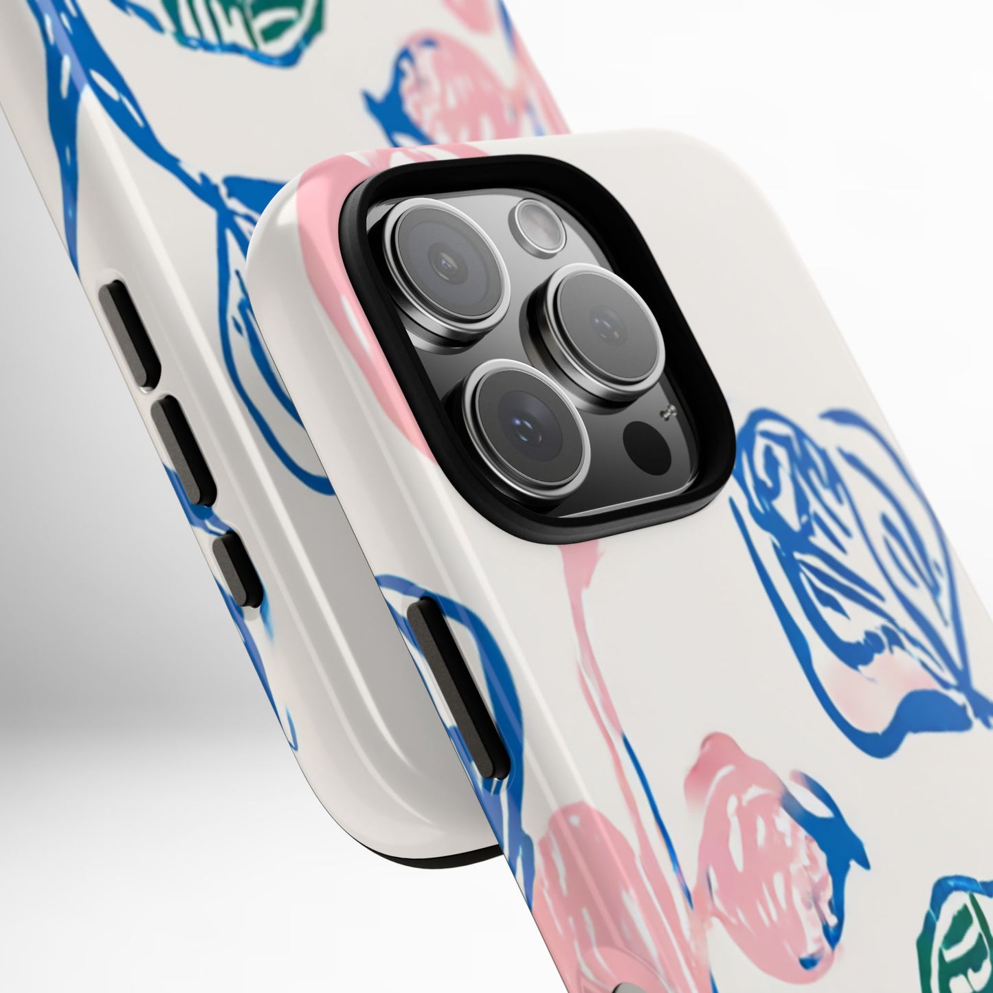 Floral Abstract Case - Artistic Phone Cover iPhone 14-17 Pro Air