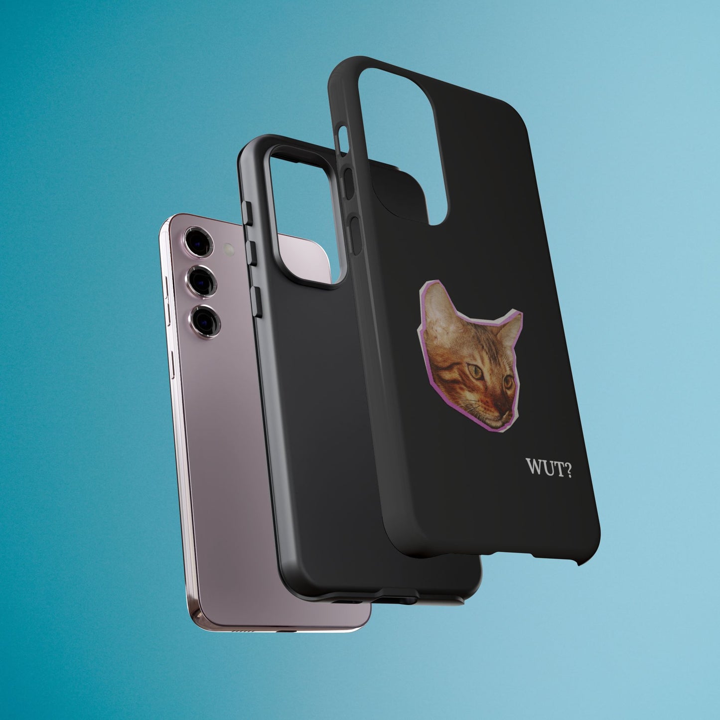 Funny Cat Meme Phone Case - iPhone, Galaxy, Pixel