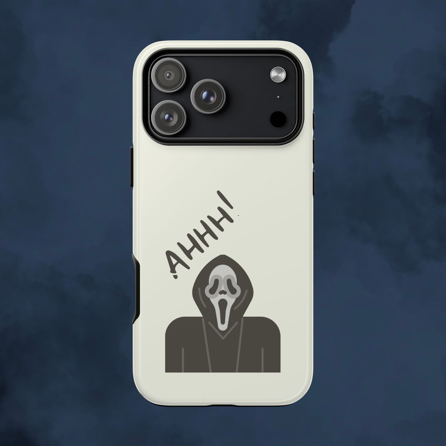 Ghostface Phone Case: Horror Movie Parody iPhone Samsung Pixel Cover
