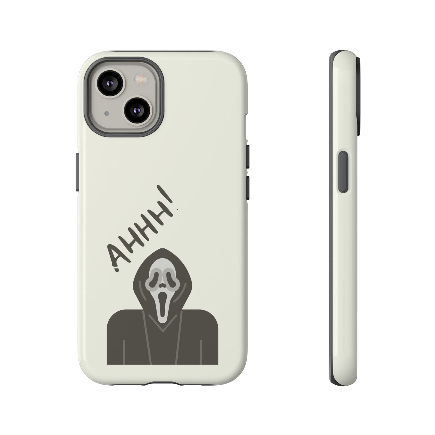 Ghostface Phone Case: Horror Movie Parody iPhone Samsung Pixel Cover