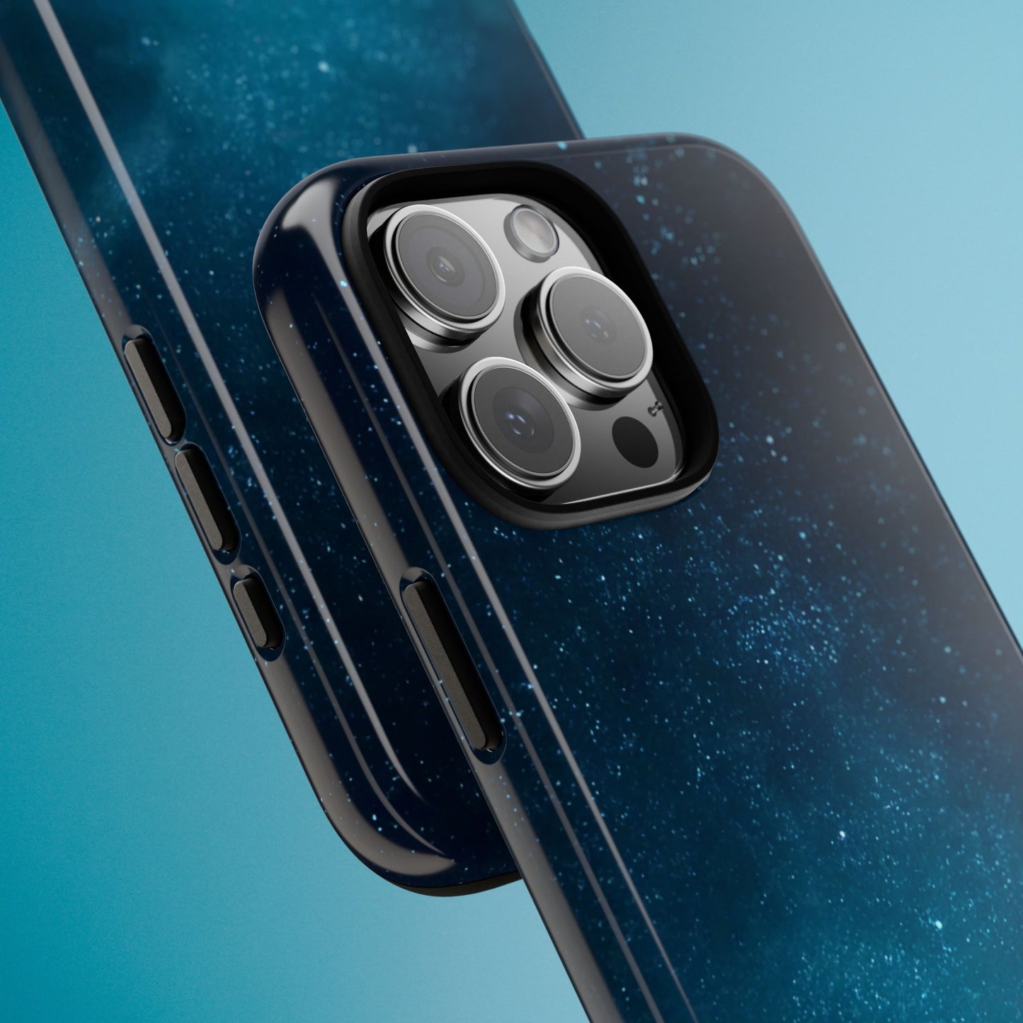 Dark Starry Night Phone Case - Winter Theme Phone Cover for iPhone, Pixel and Samsung Galaxy Models