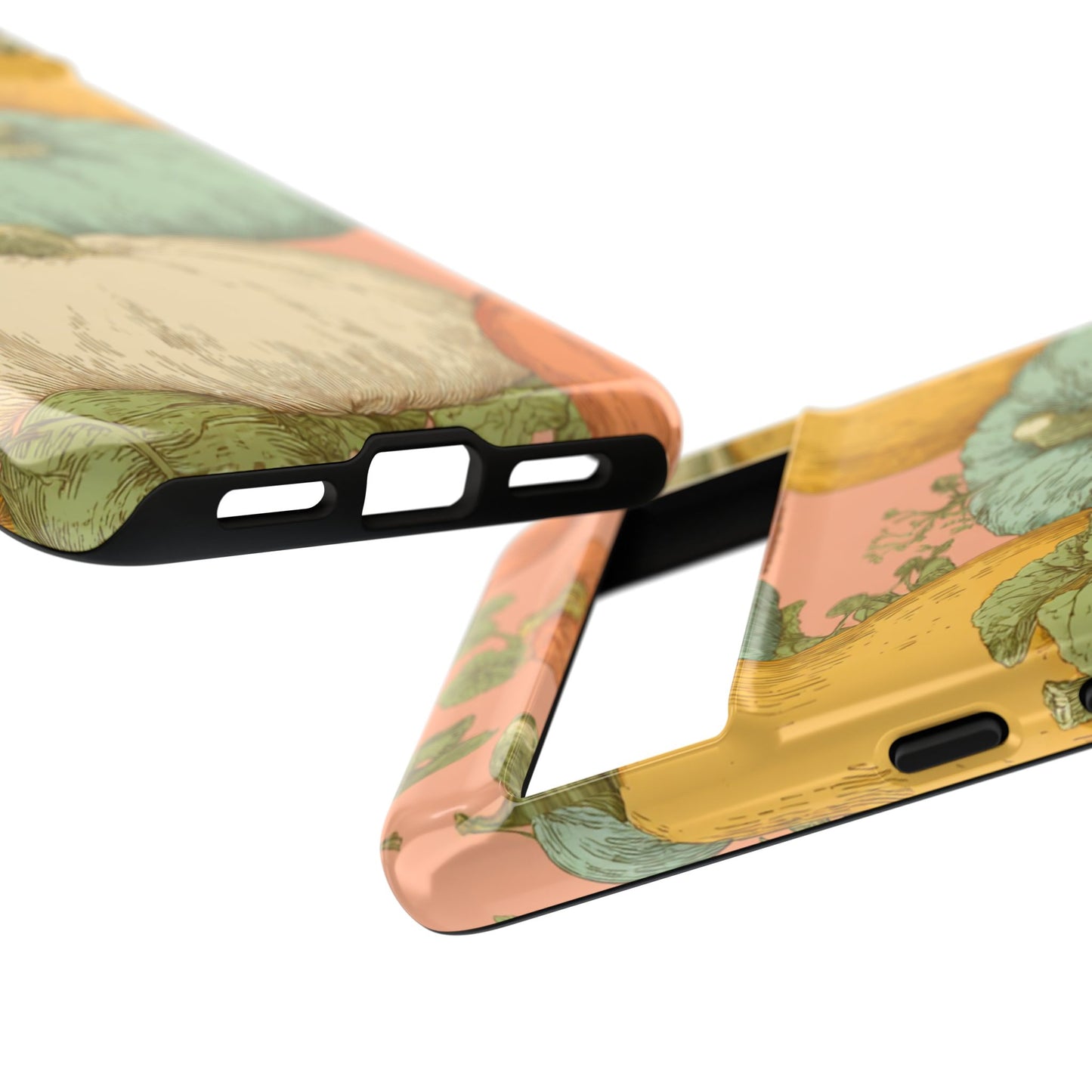 Pumpkin Patch Phone Case - Autumn Aesthetic iPhone Samsung Cover, Fall Halloween Pumpkin Design, Cozy Rustic Harvest Phone Accessory