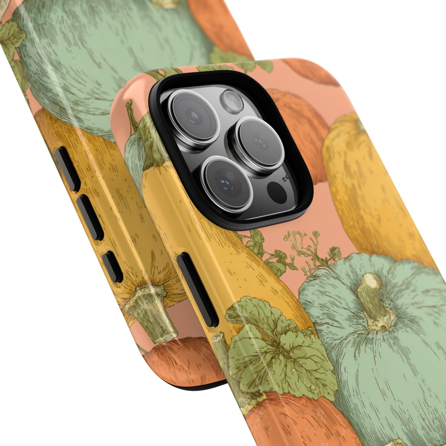 Pumpkin Patch Phone Case - Autumn Aesthetic iPhone Samsung Cover, Fall Halloween Pumpkin Design, Cozy Rustic Harvest Phone Accessory