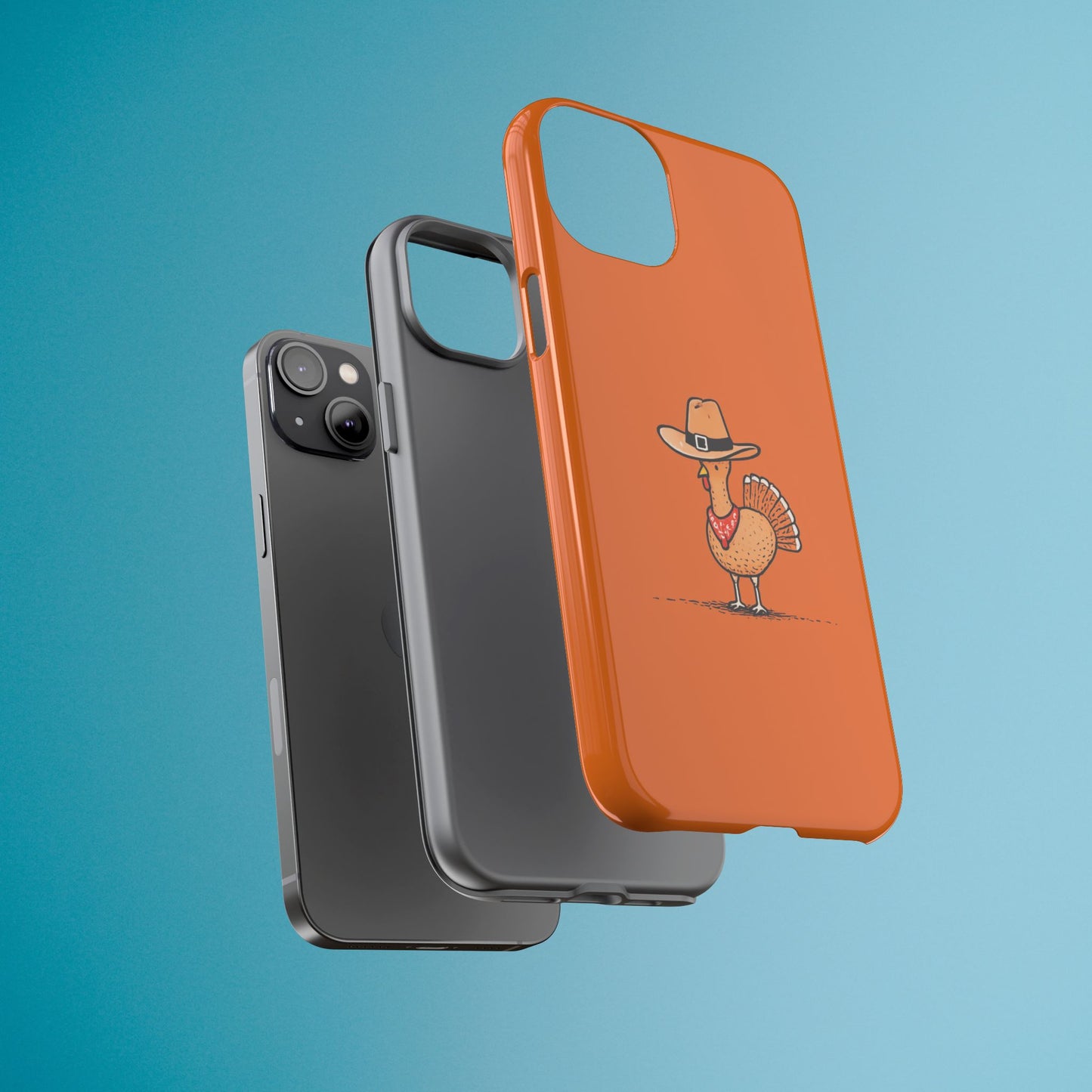 Turkey Phone Case, Funny Thanksgiving Cover, Autumn Fall Design iPhone Samsung Pixel