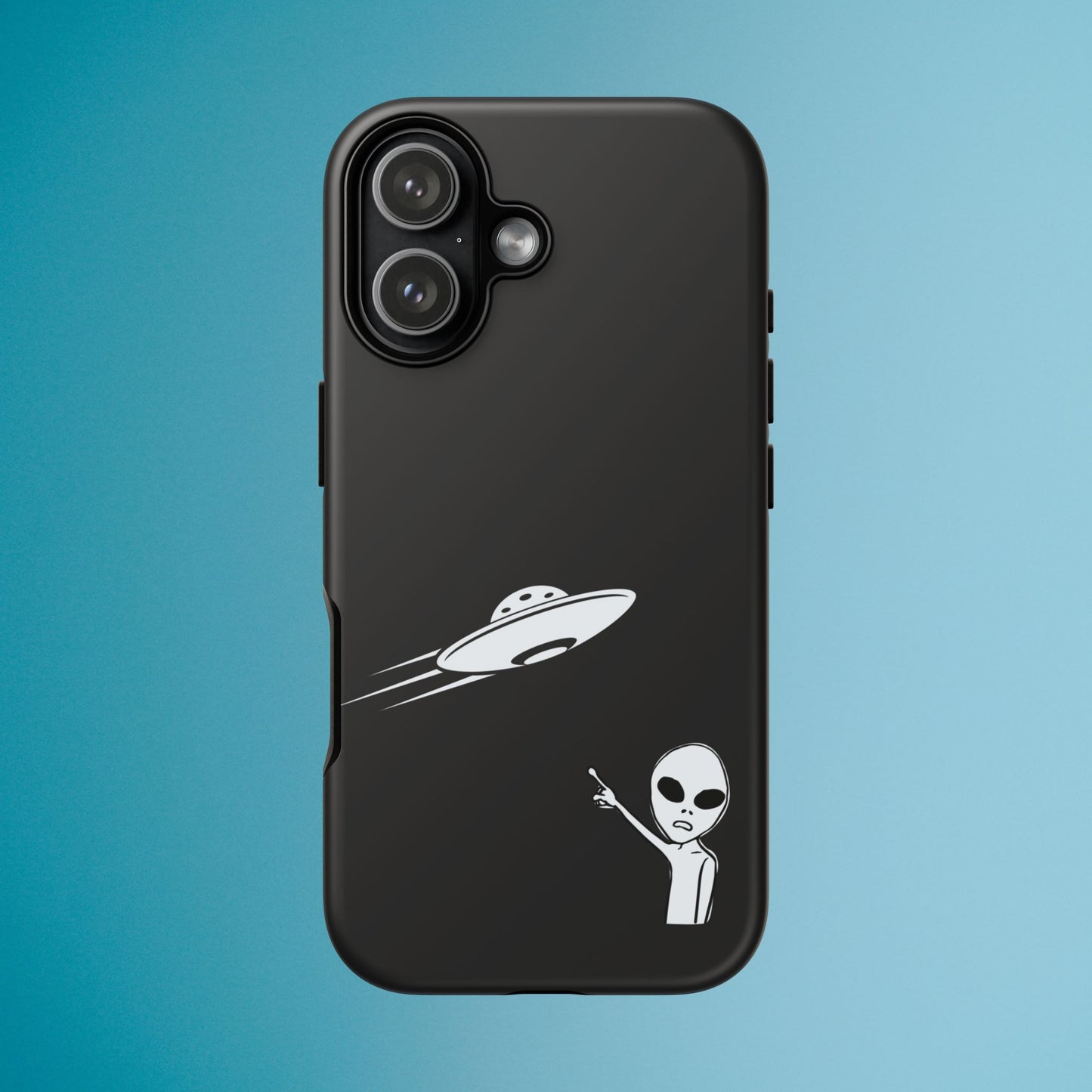 Alien UFO Phone Case, Supernatural Space Design, Sci Fi Aesthetic iPhone Samsung Pixel Cover