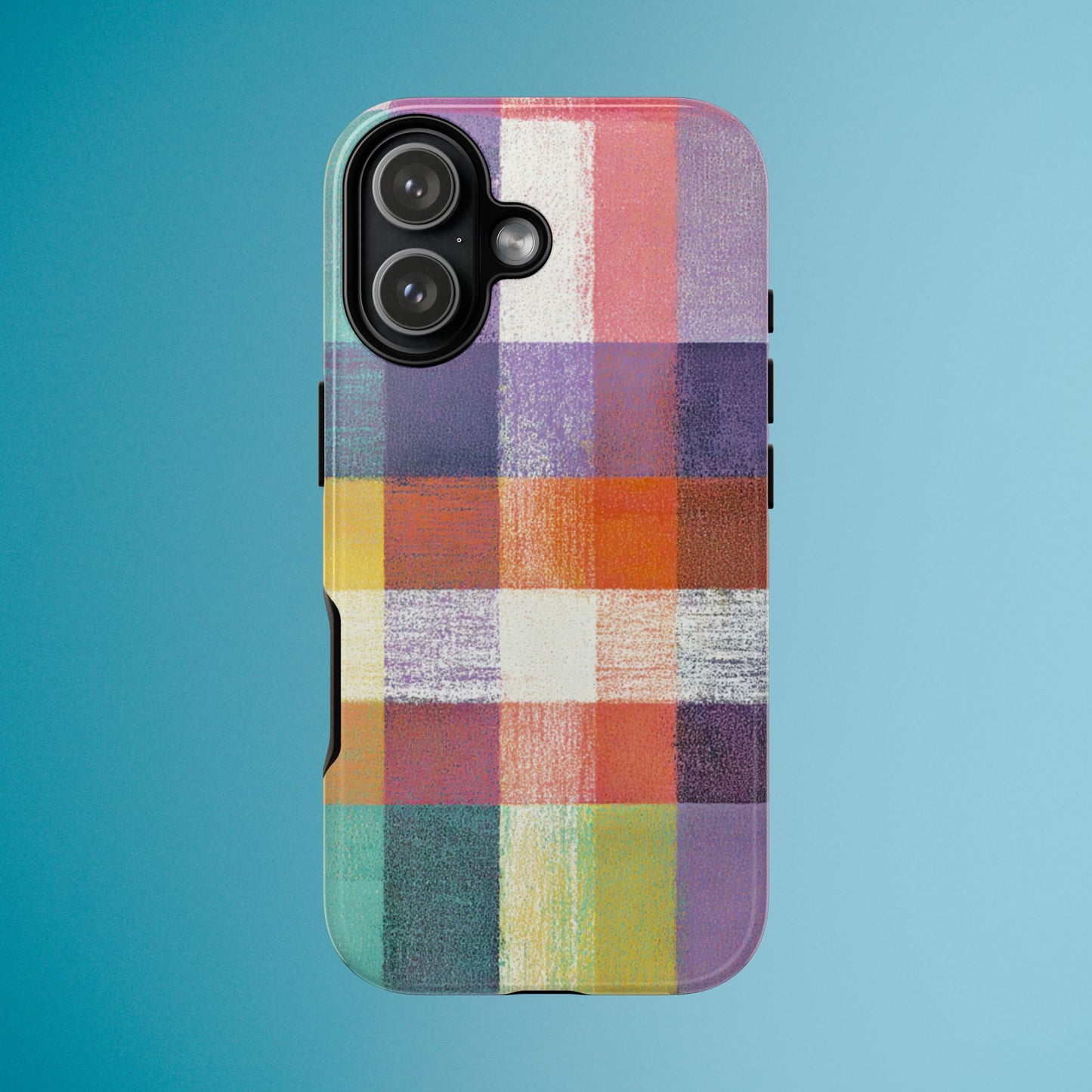 Colorful Plaid Phone Case - iPhone, Galaxy and Pixel Models