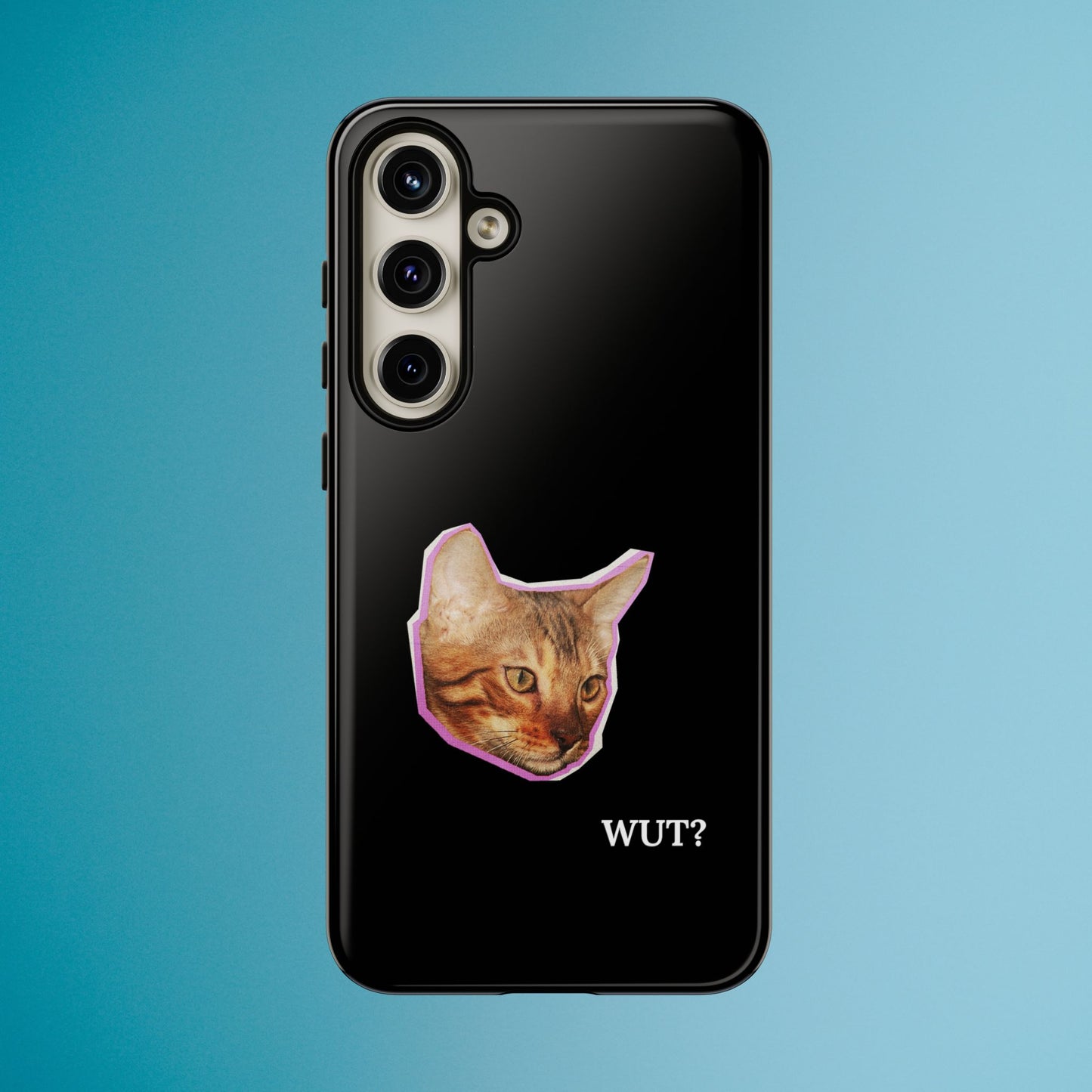 Funny Cat Meme Phone Case - iPhone, Galaxy, Pixel