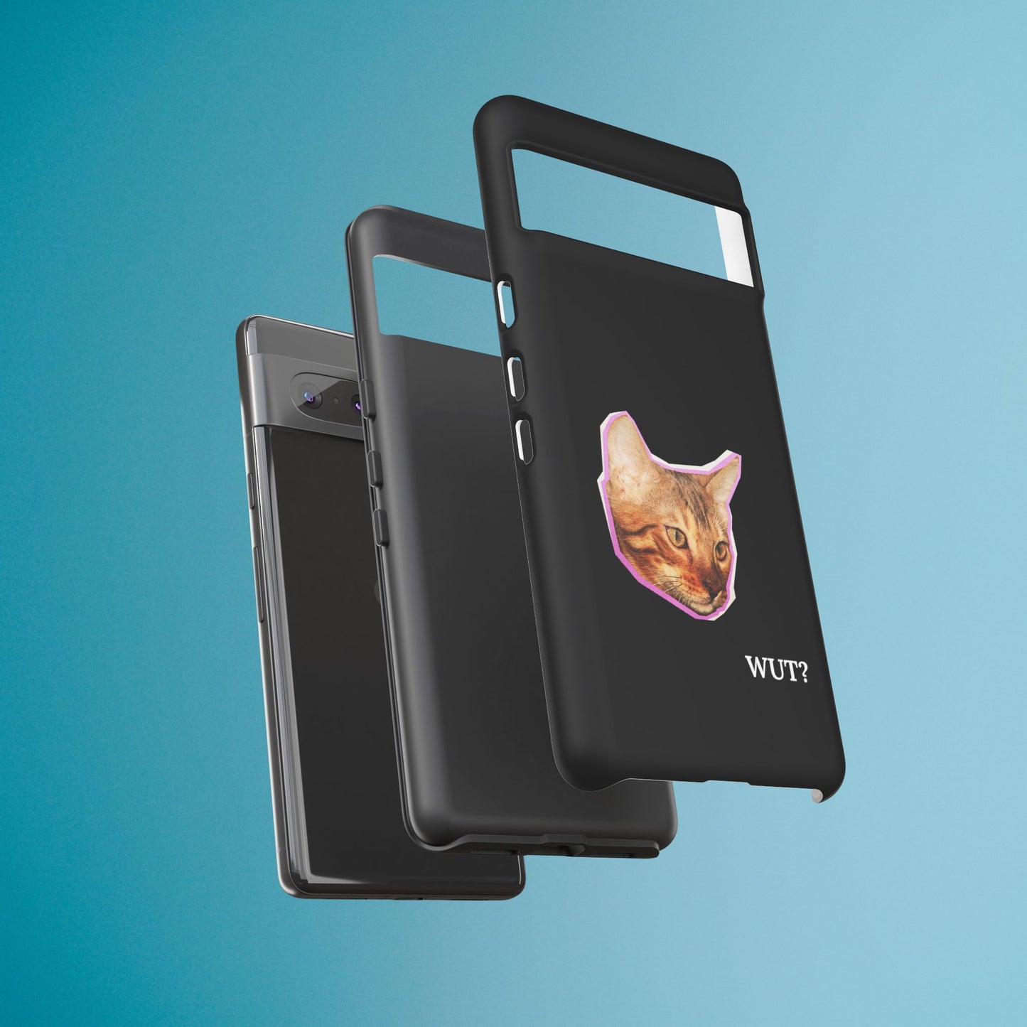 Funny Cat Meme Phone Case - iPhone, Galaxy, Pixel