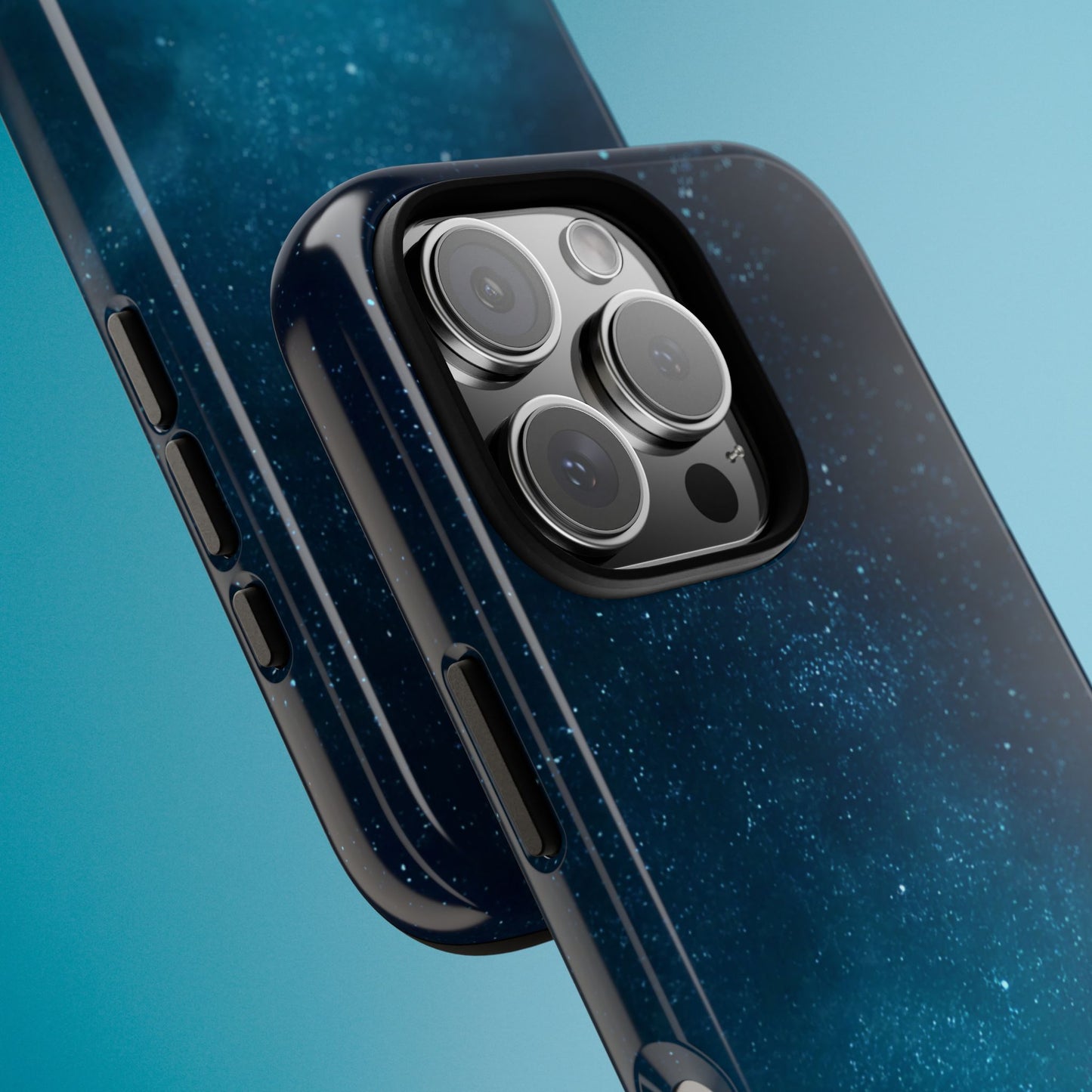 Dark Starry Night Phone Case - Winter Theme Phone Cover for iPhone, Pixel and Samsung Galaxy Models