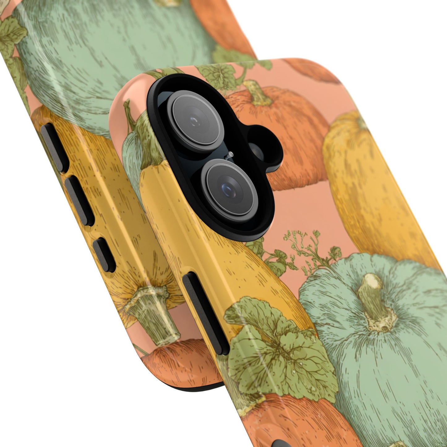 Pumpkin Patch Phone Case - Autumn Aesthetic iPhone Samsung Cover, Fall Halloween Pumpkin Design, Cozy Rustic Harvest Phone Accessory