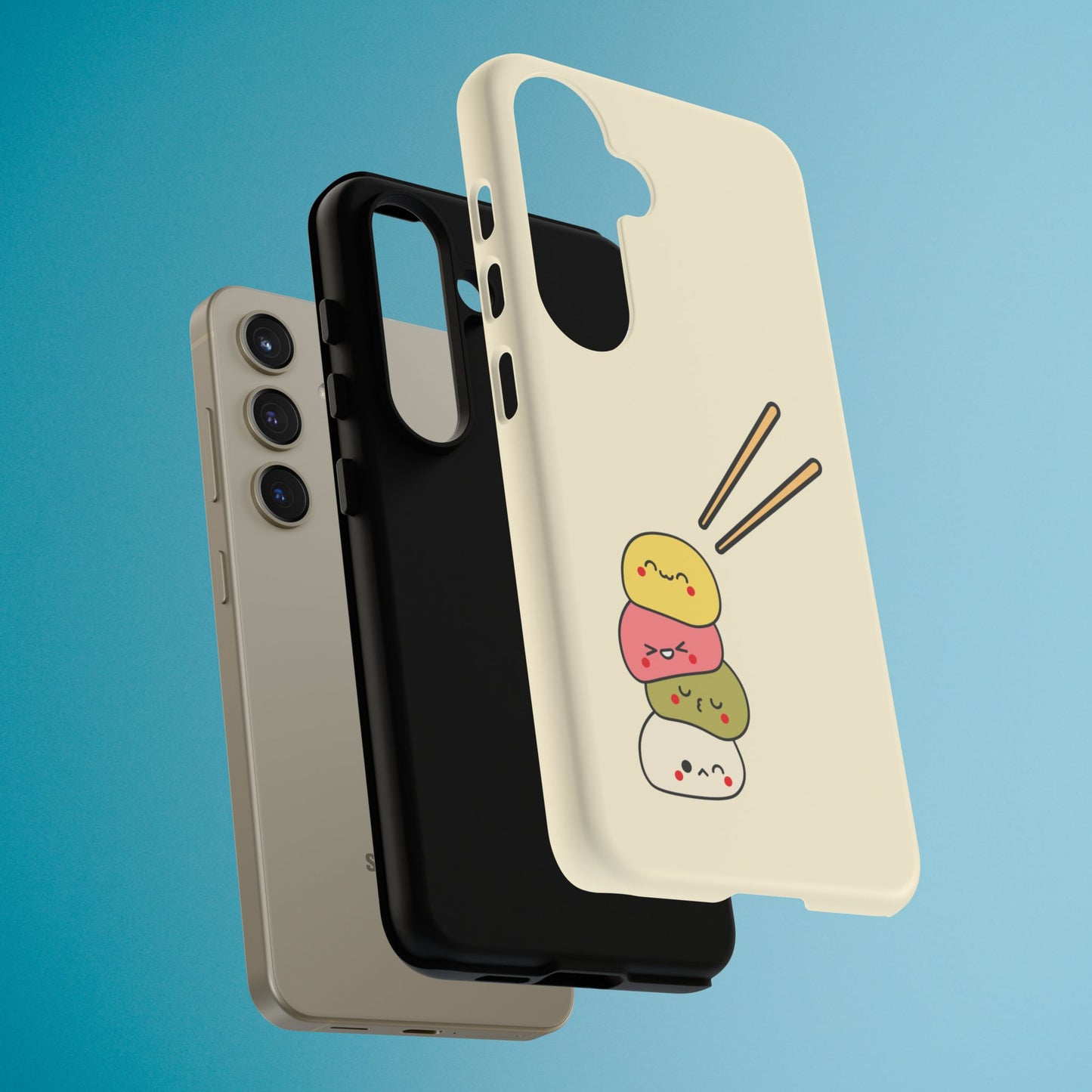 Cute Kawaii Snack Phone Case: iPhone 16–17, Galaxy S23–26, Pixel 7–9