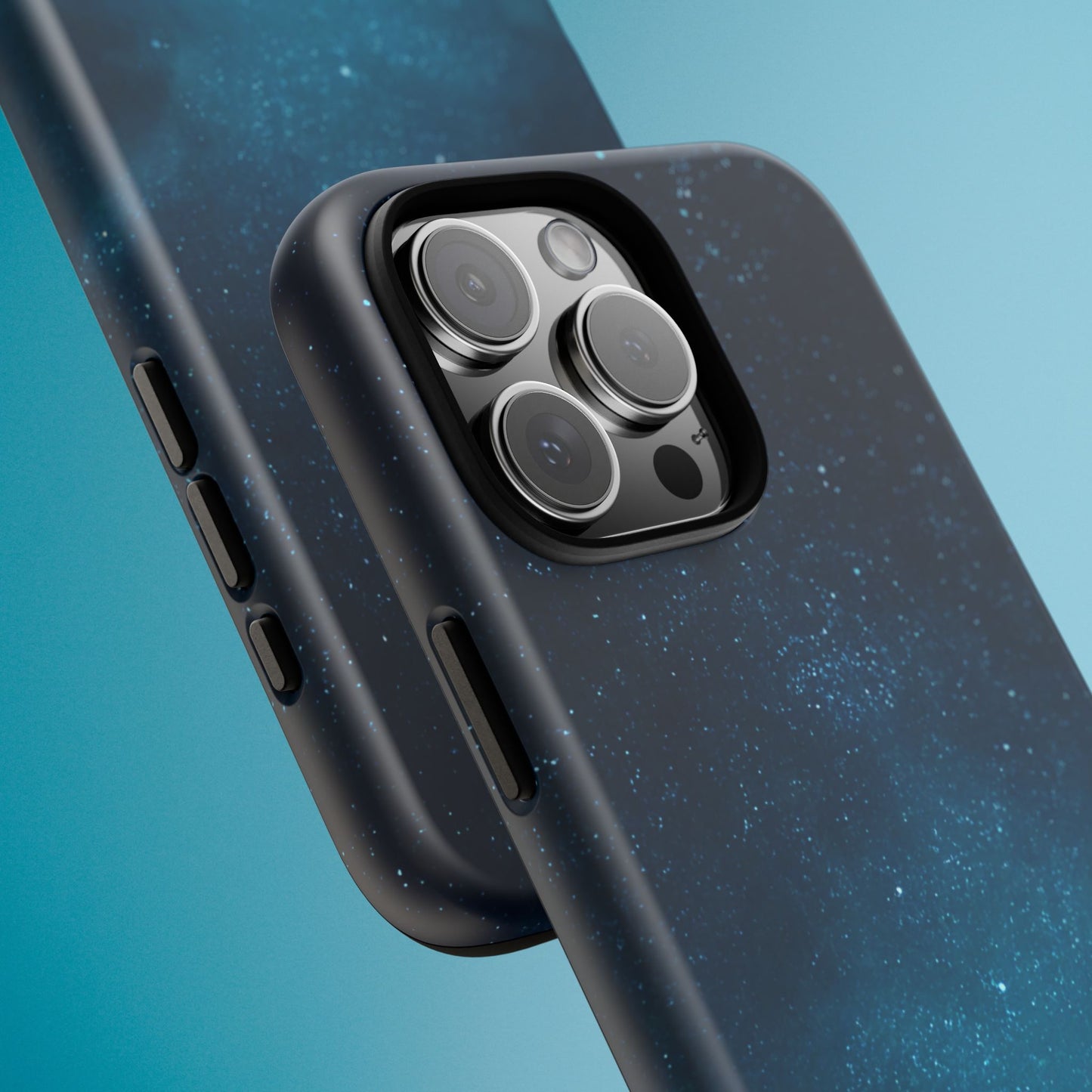 Dark Starry Night Phone Case - Winter Theme Phone Cover for iPhone, Pixel and Samsung Galaxy Models