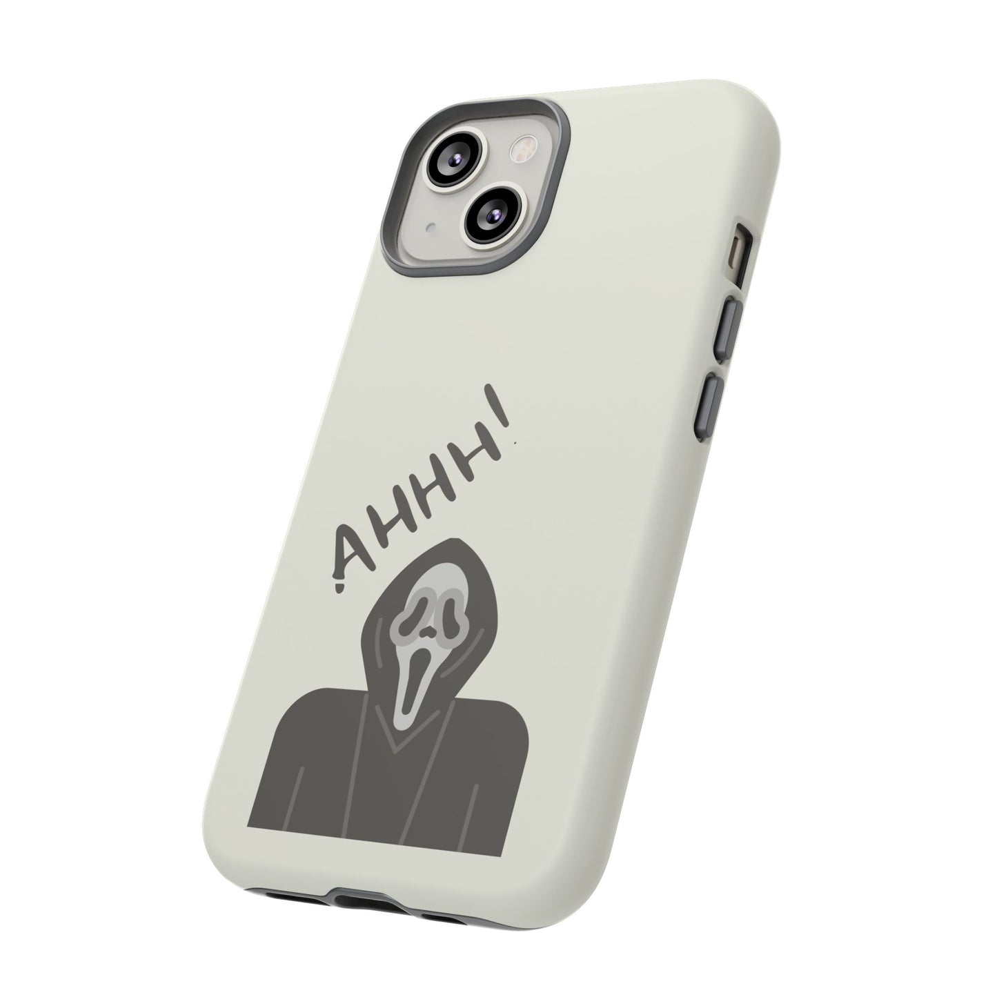 Ghostface Phone Case: Horror Movie Parody iPhone Samsung Pixel Cover