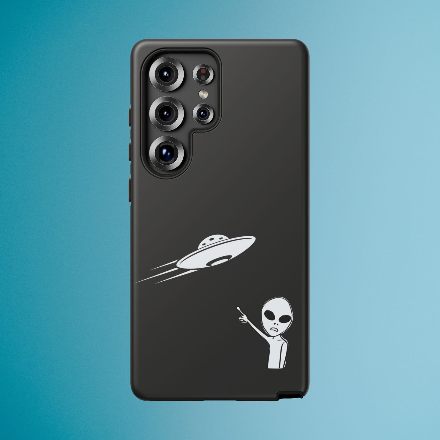 Alien UFO Phone Case, Supernatural Space Design, Sci Fi Aesthetic iPhone Samsung Pixel Cover