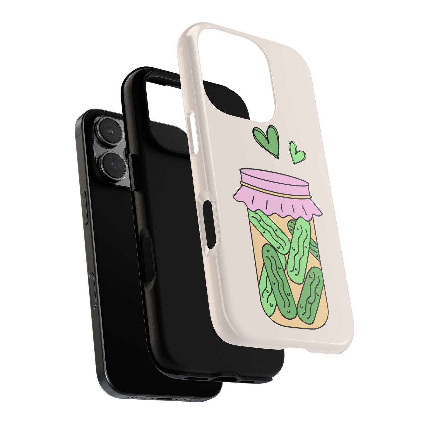Pickle Jar Phone Case: iPhone, Pixel and Galaxy