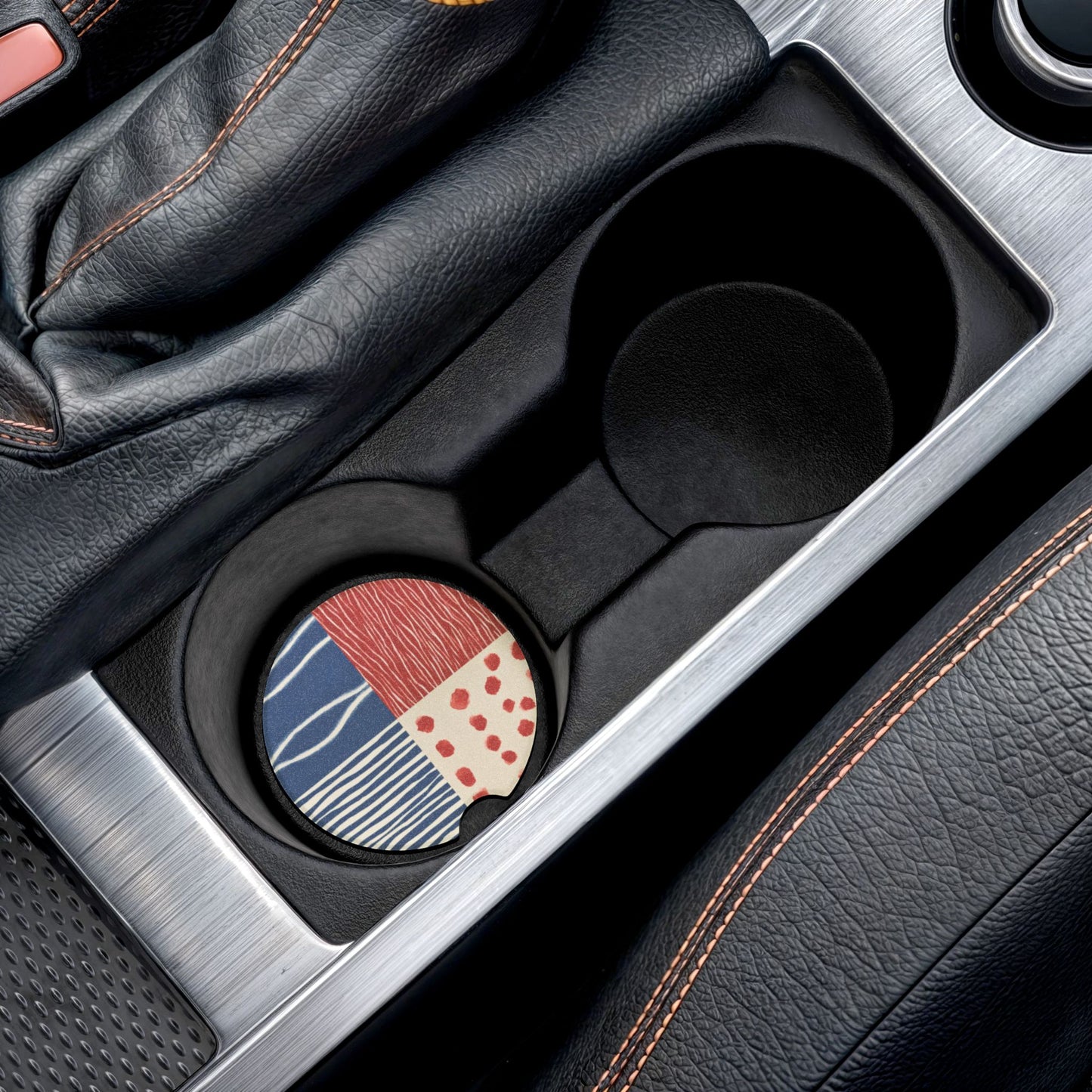 Soapstone Car Coaster, Cute Car Decor, Unique Car Coaster, Car Interior Accessory, Car Lover Gift