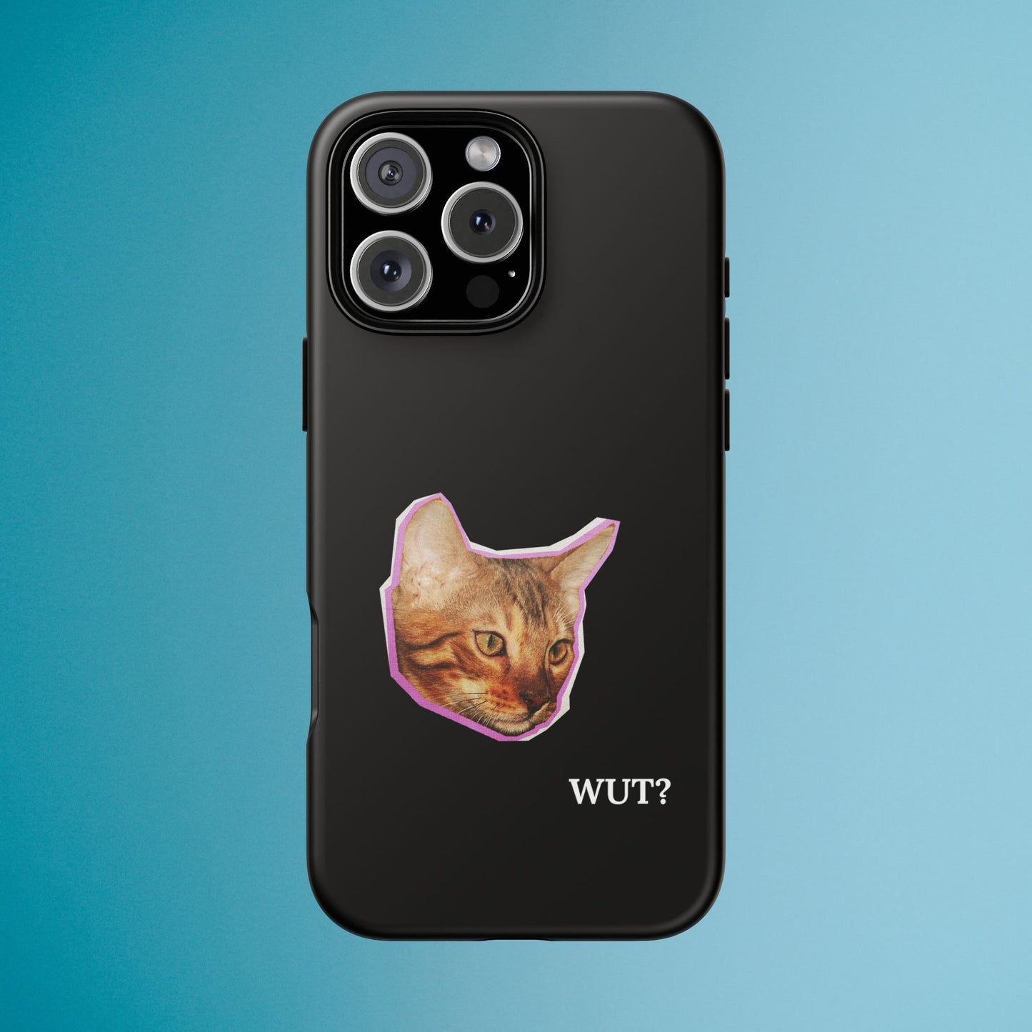 Funny Cat Meme Phone Case - iPhone, Galaxy, Pixel