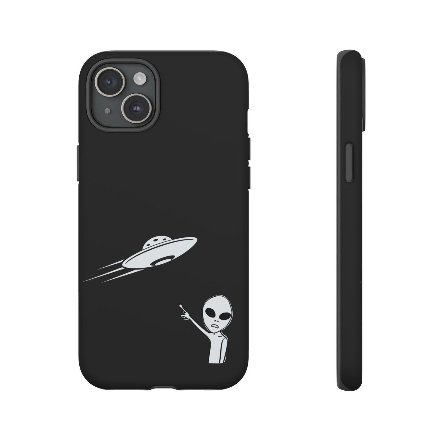 Alien UFO Phone Case, Supernatural Space Design, Sci Fi Aesthetic iPhone Samsung Pixel Cover