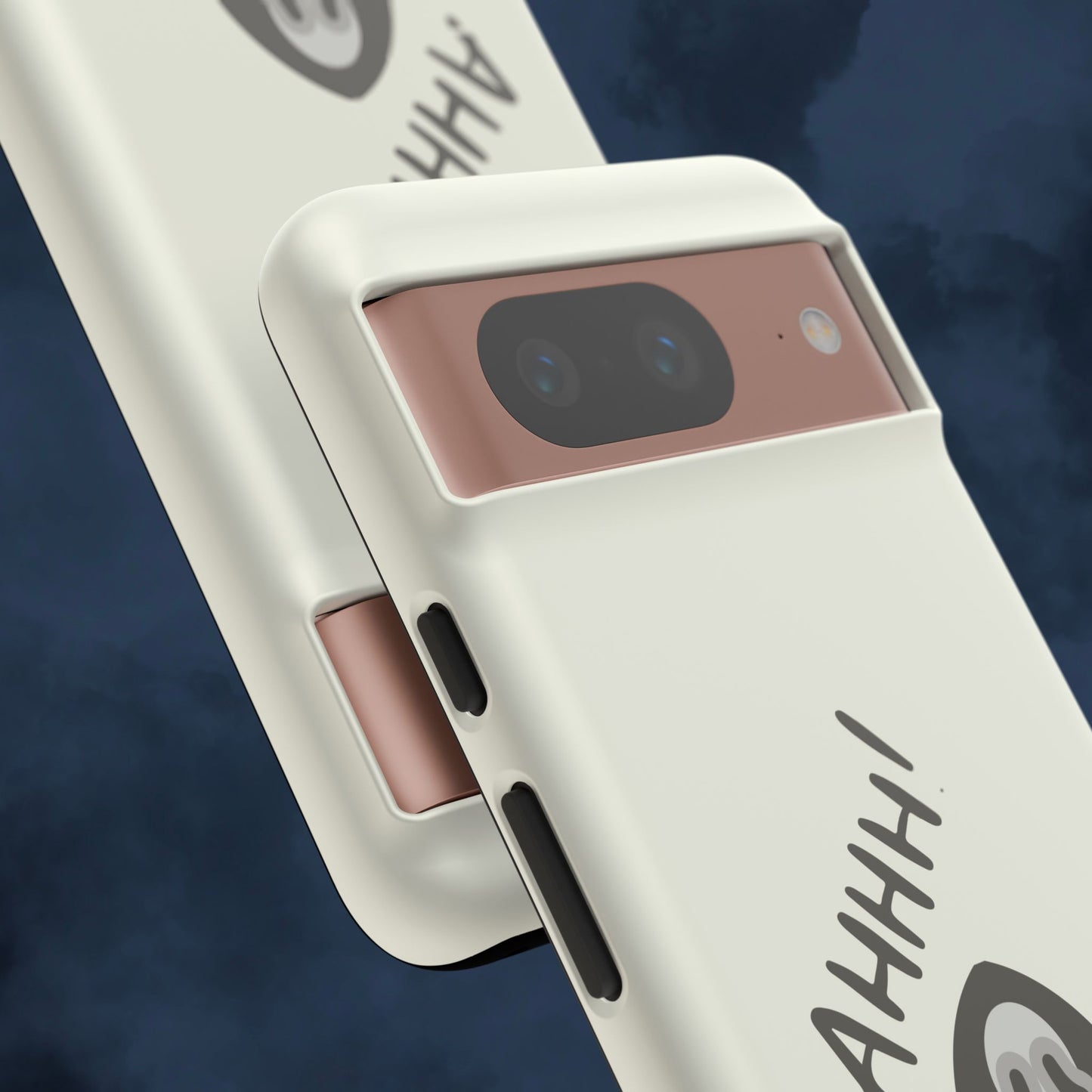 Ghostface Phone Case: Horror Movie Parody iPhone Samsung Pixel Cover