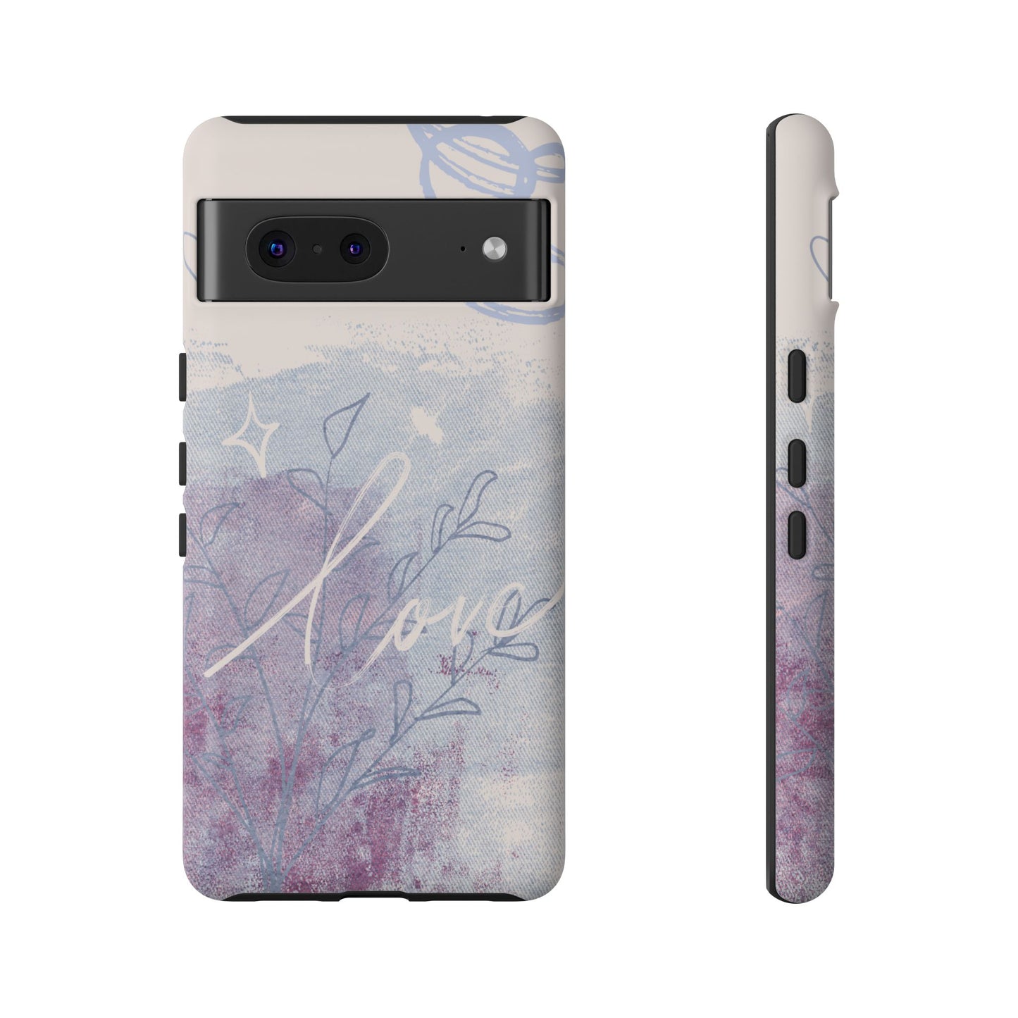 Love Pastel Abstract Phone Case: iPhone, Pixel, Galaxy