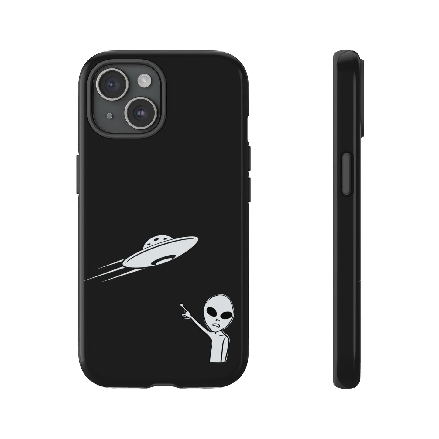 Alien UFO Phone Case, Supernatural Space Design, Sci Fi Aesthetic iPhone Samsung Pixel Cover