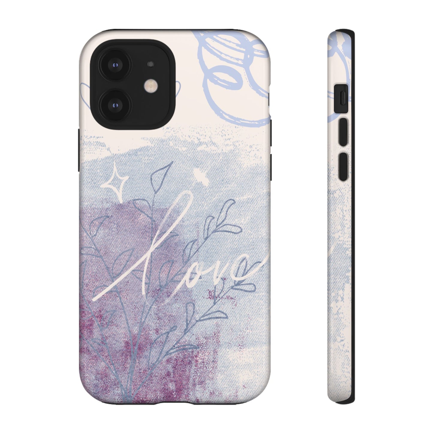 Love Pastel Abstract Phone Case: iPhone, Pixel, Galaxy