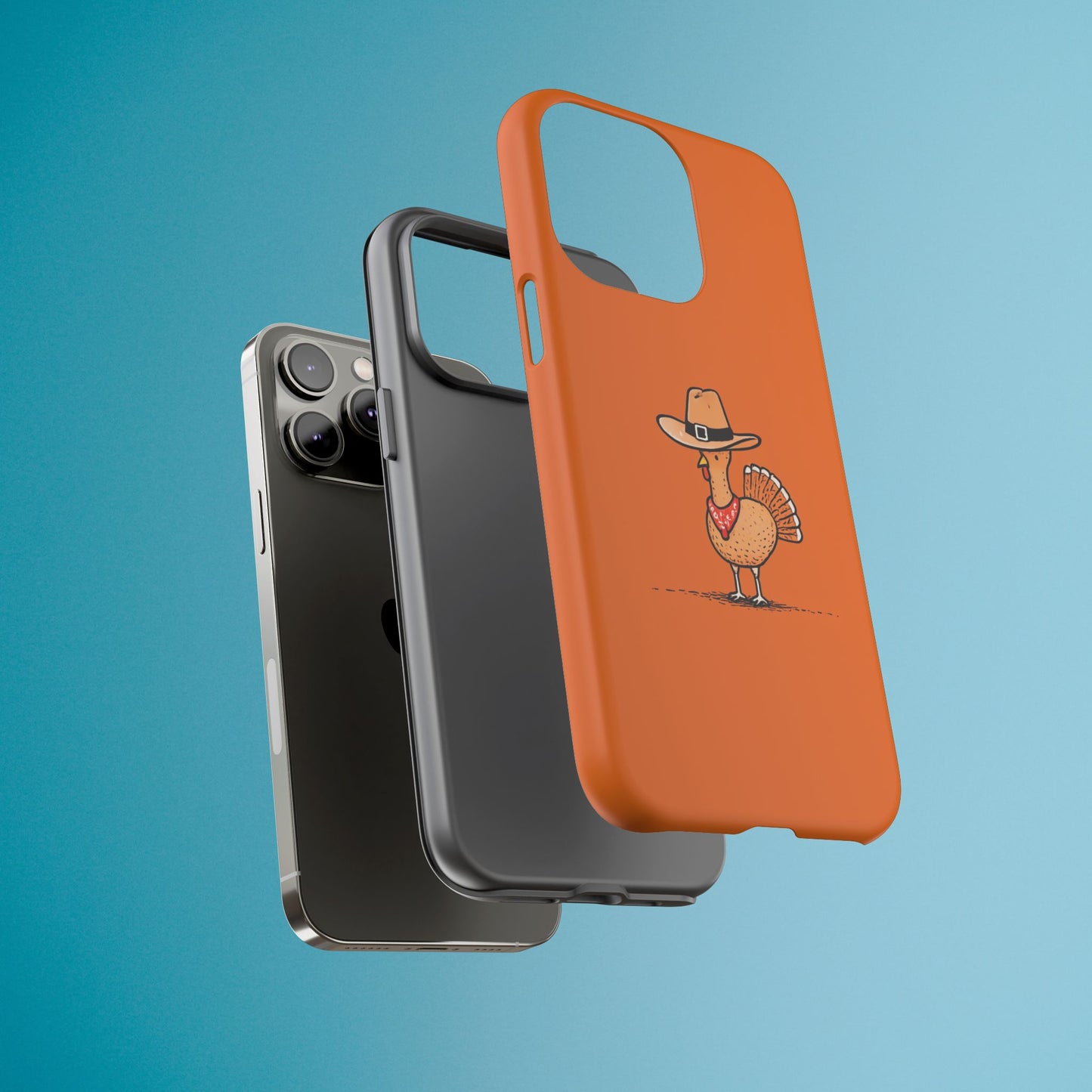 Turkey Phone Case, Funny Thanksgiving Cover, Autumn Fall Design iPhone Samsung Pixel