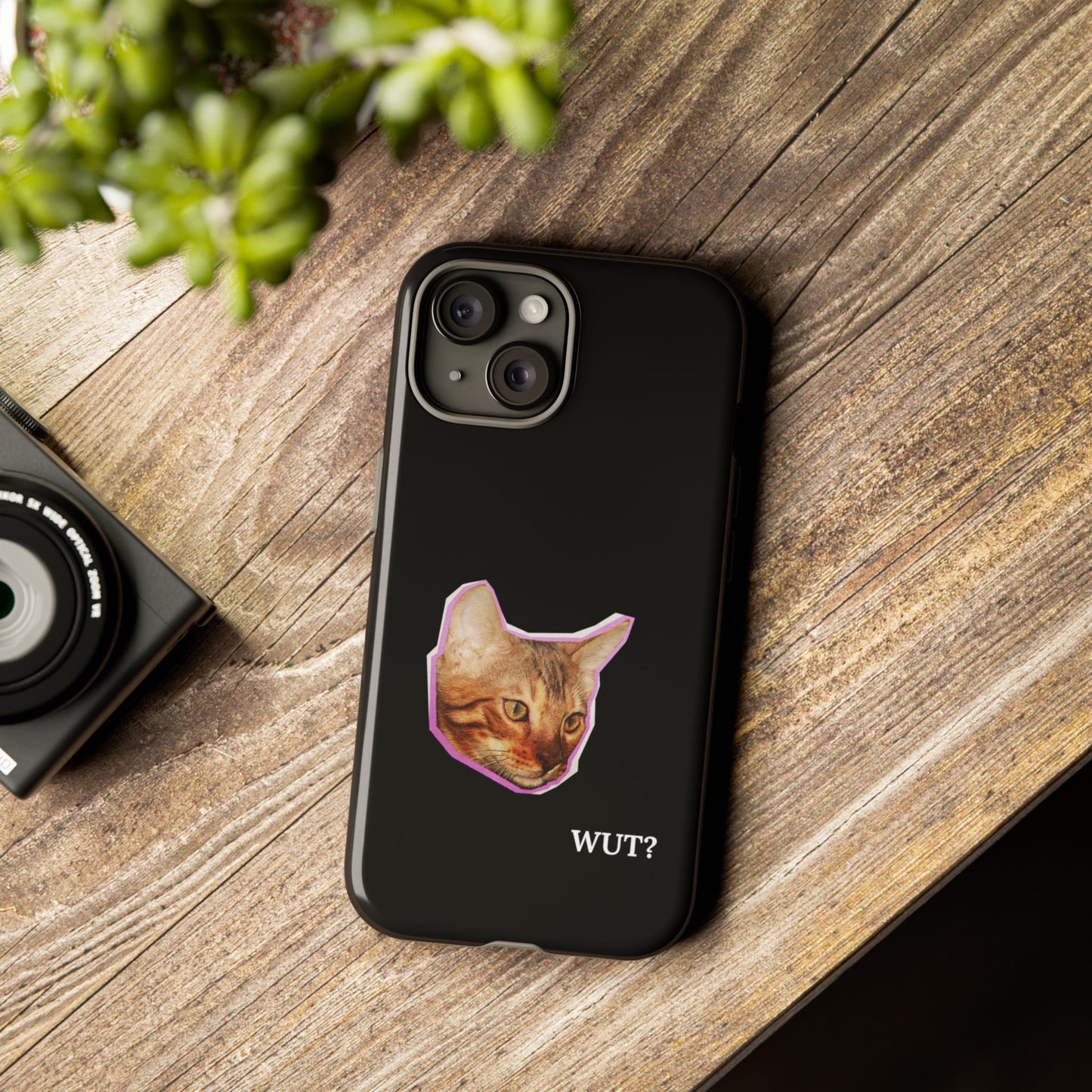 Funny Cat Meme Phone Case - iPhone, Galaxy, Pixel