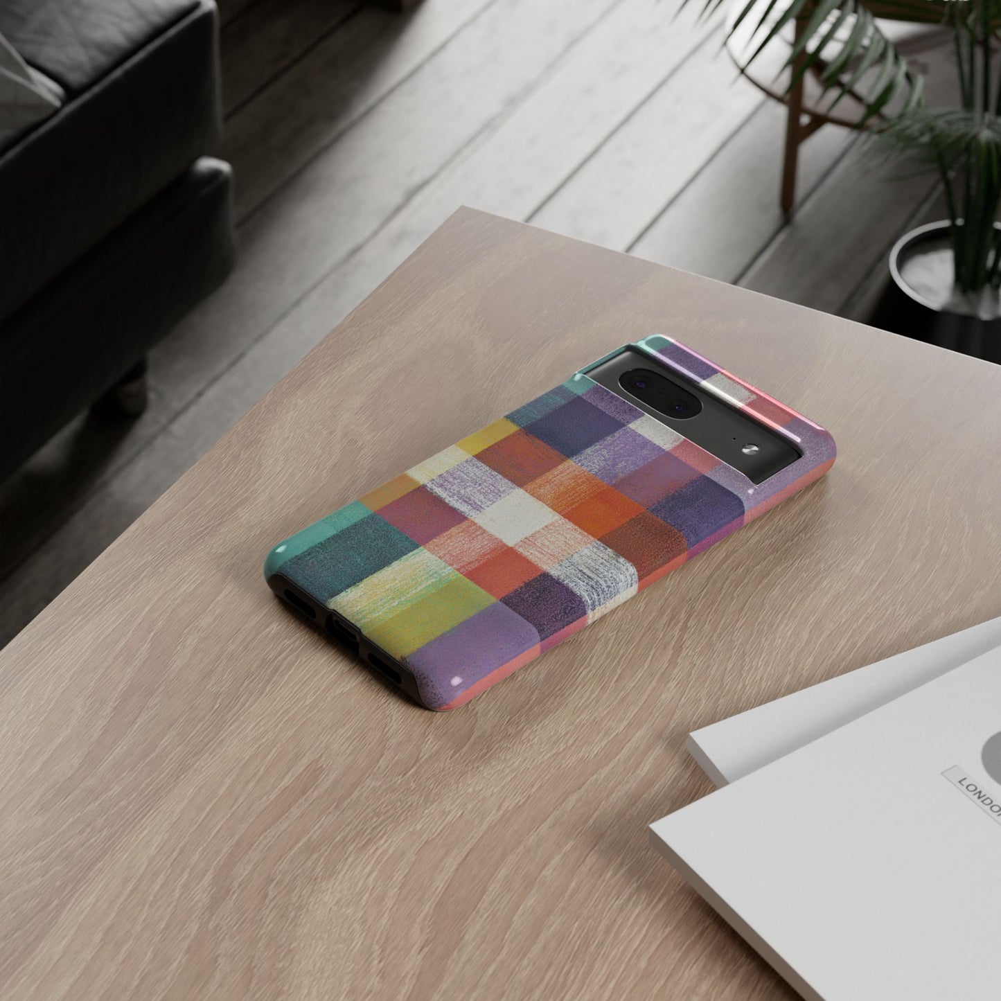 Colorful Plaid Phone Case - iPhone, Galaxy and Pixel Models