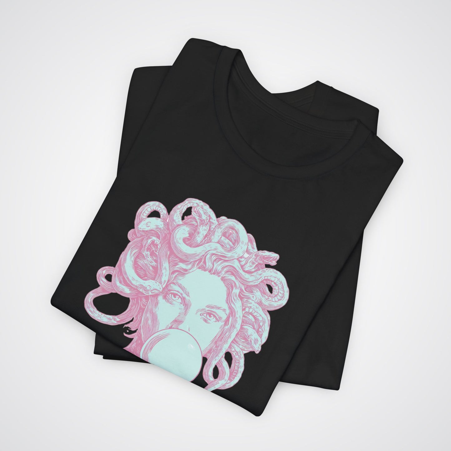 Medusa T-Shirt – Greek Mythology Goddess Tee, Snake Hair Graphic
