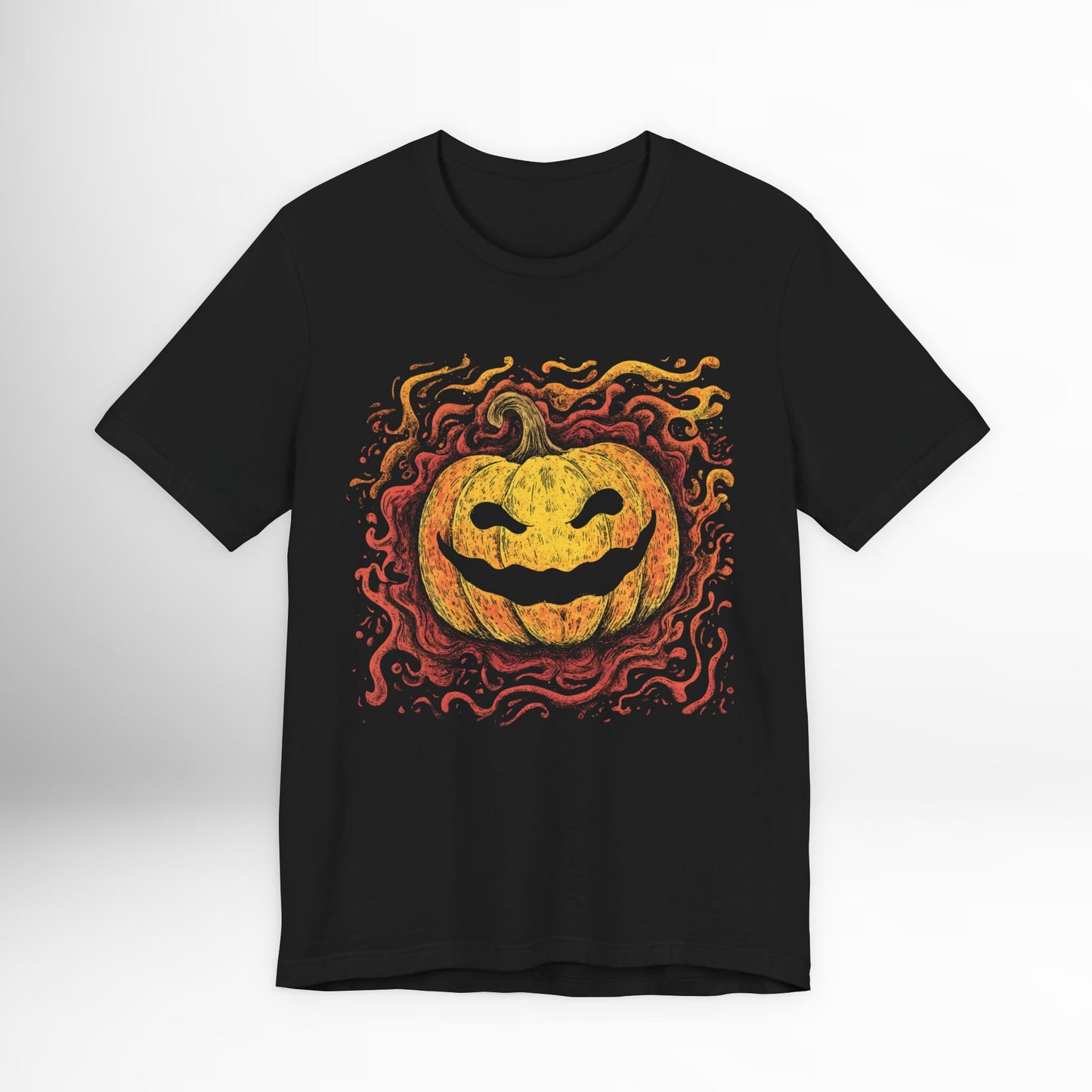 Halloween Pumpkin T-Shirt – Spooky Jack-o’-Lantern Graphic Tee, Fall Halloween Shirt for Men & l l