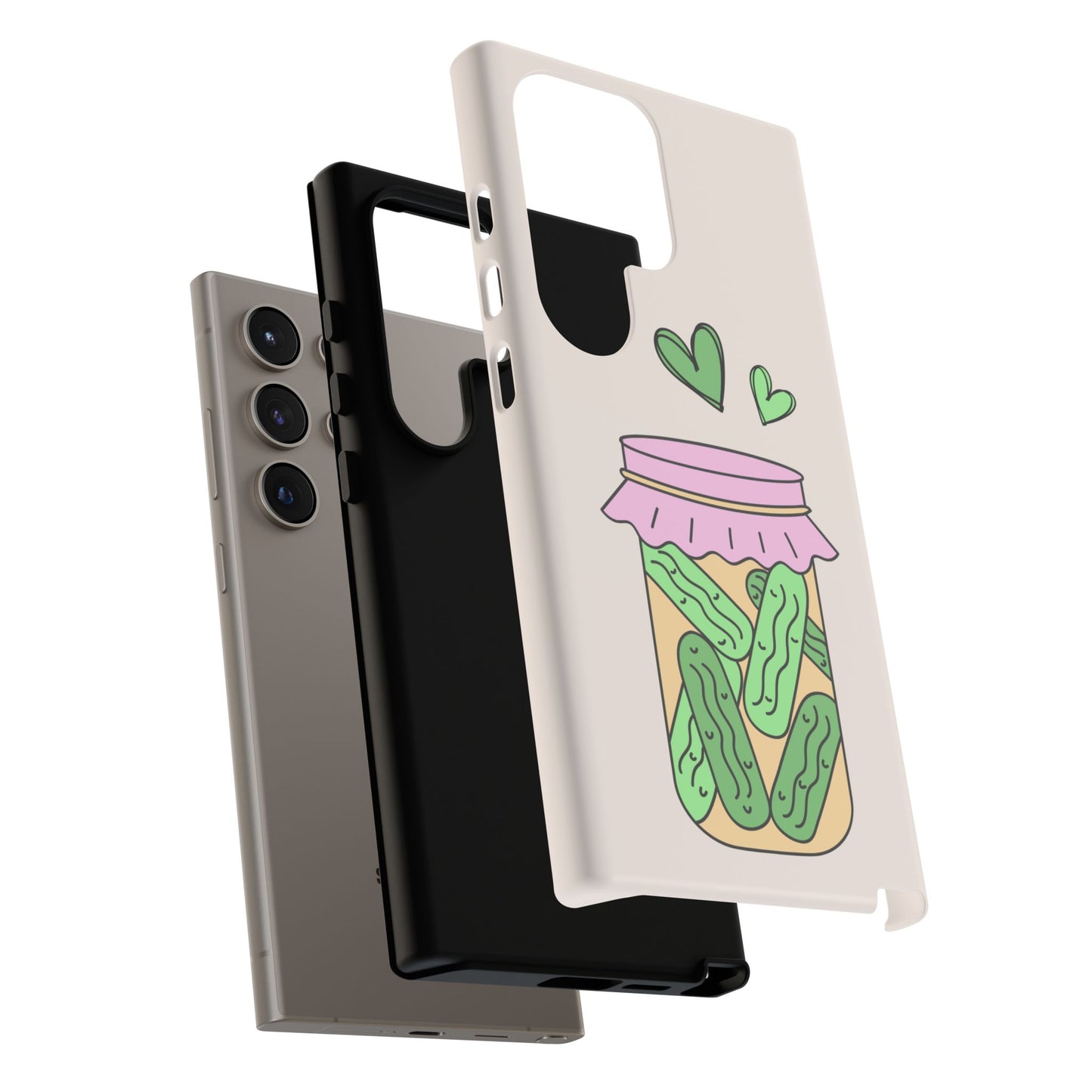 Pickle Jar Phone Case: iPhone, Pixel and Galaxy