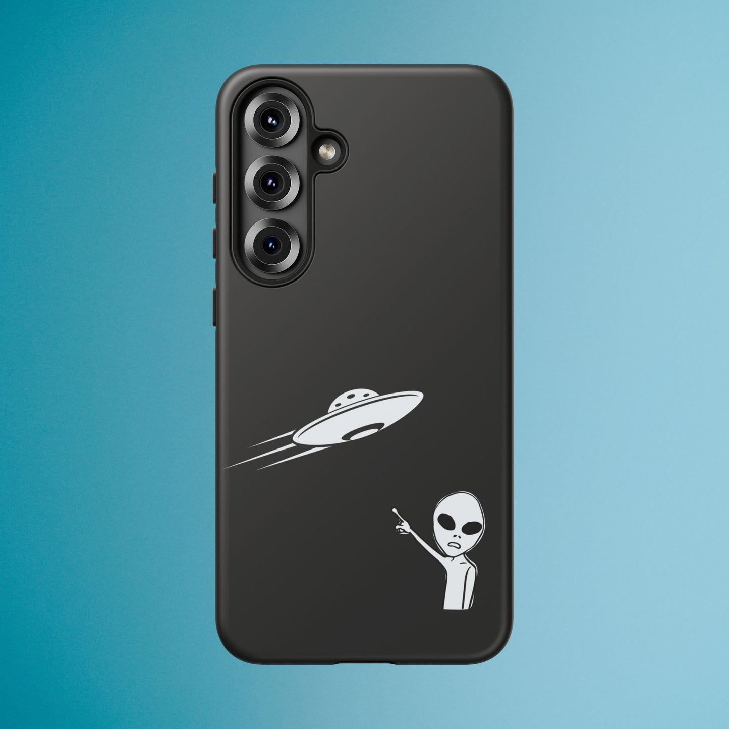 Alien UFO Phone Case, Supernatural Space Design, Sci Fi Aesthetic iPhone Samsung Pixel Cover
