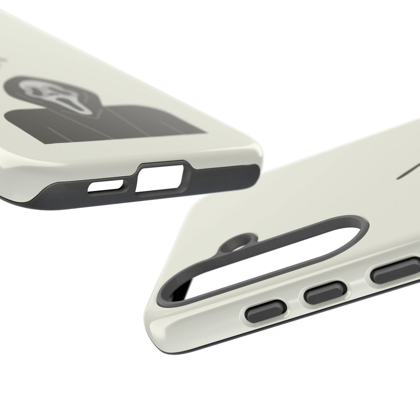 Ghostface Phone Case: Horror Movie Parody iPhone Samsung Pixel Cover