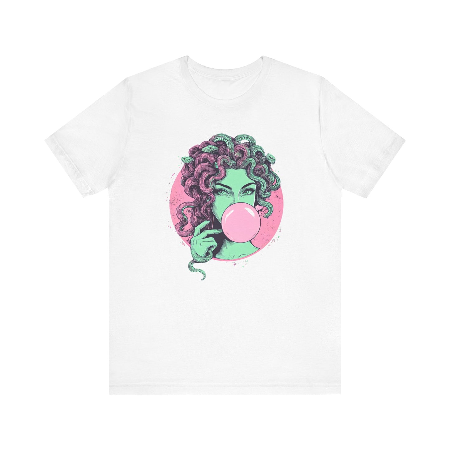 Medusa Bubblegum T-Shirt | Greek Mythology Graphic Tee