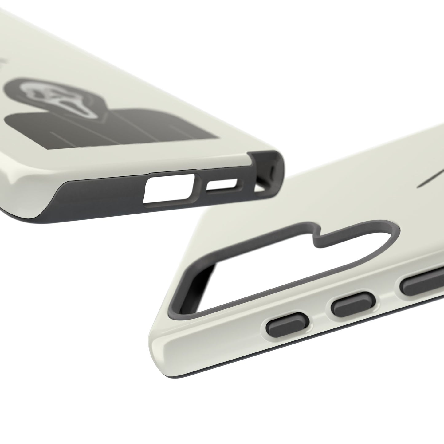 Ghostface Phone Case: Horror Movie Parody iPhone Samsung Pixel Cover