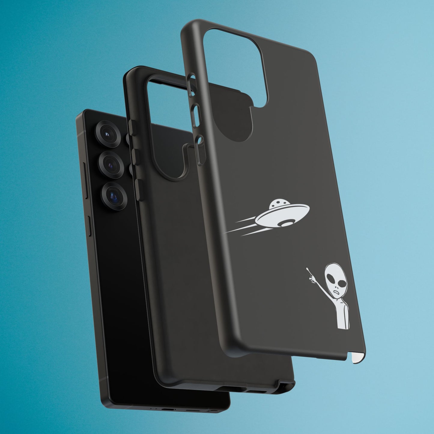 Alien UFO Phone Case, Supernatural Space Design, Sci Fi Aesthetic iPhone Samsung Pixel Cover