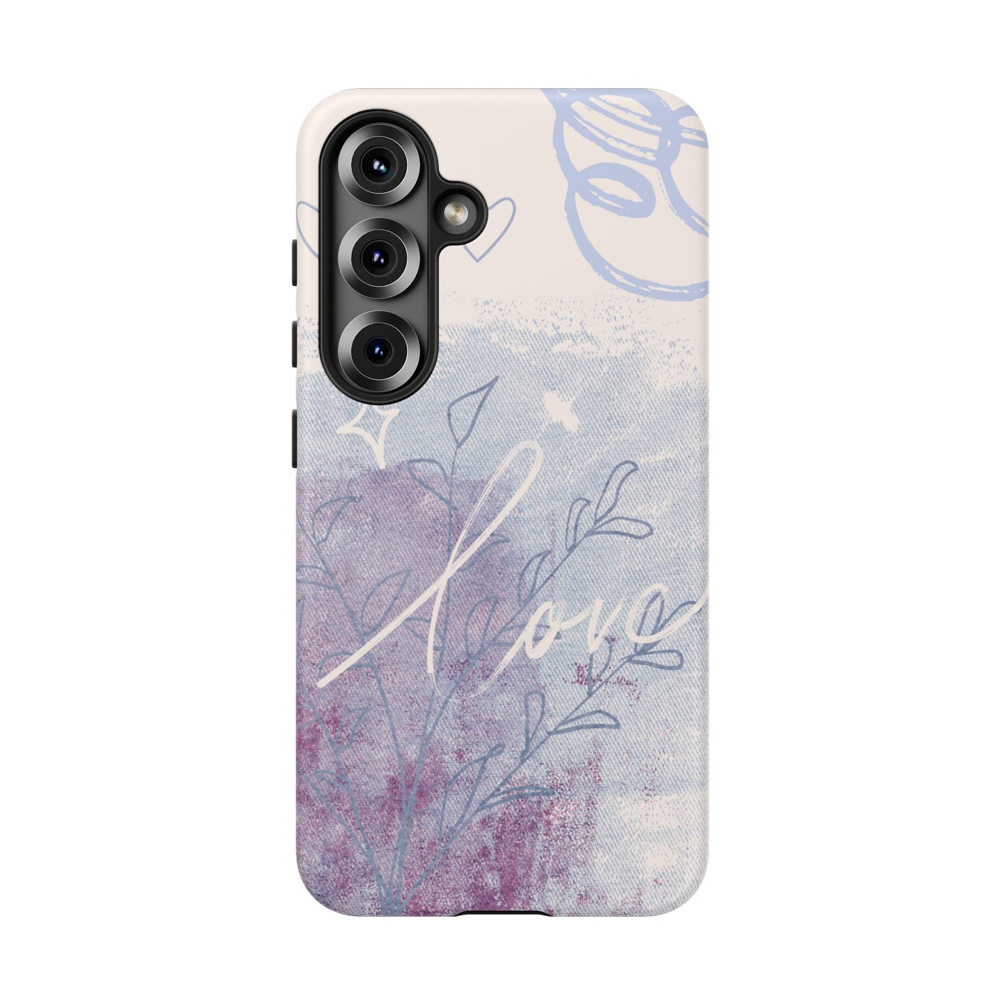 Love Pastel Abstract Phone Case: iPhone, Pixel, Galaxy