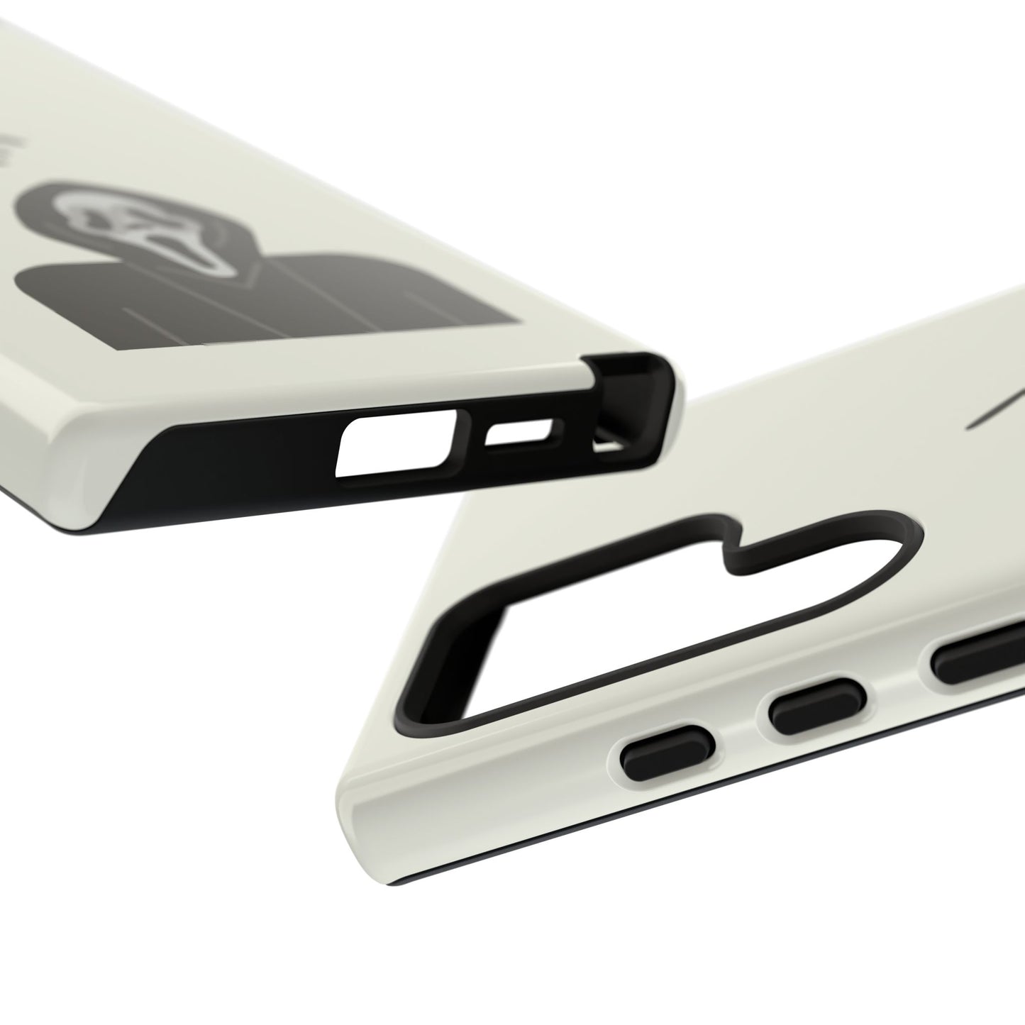 Ghostface Phone Case: Horror Movie Parody iPhone Samsung Pixel Cover