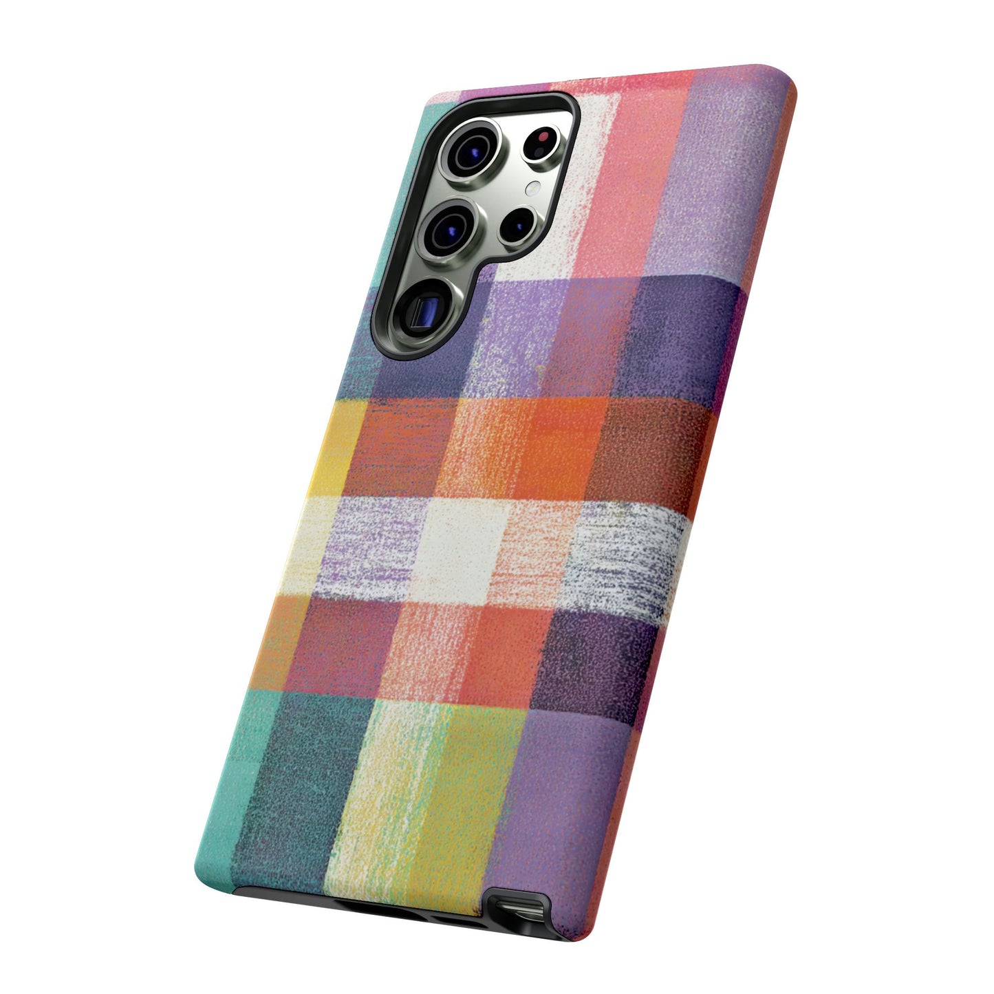 Colorful Plaid Phone Case - iPhone, Galaxy and Pixel Models