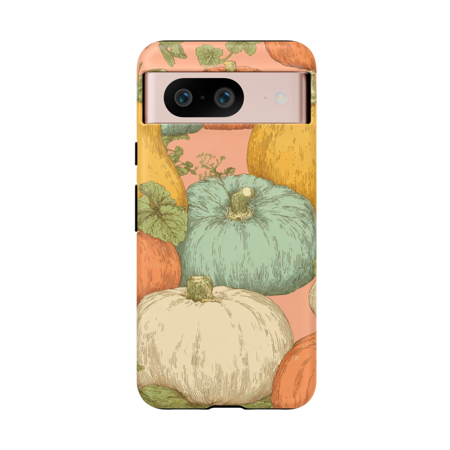 Pumpkin Patch Phone Case - Autumn Aesthetic iPhone Samsung Cover, Fall Halloween Pumpkin Design, Cozy Rustic Harvest Phone Accessory
