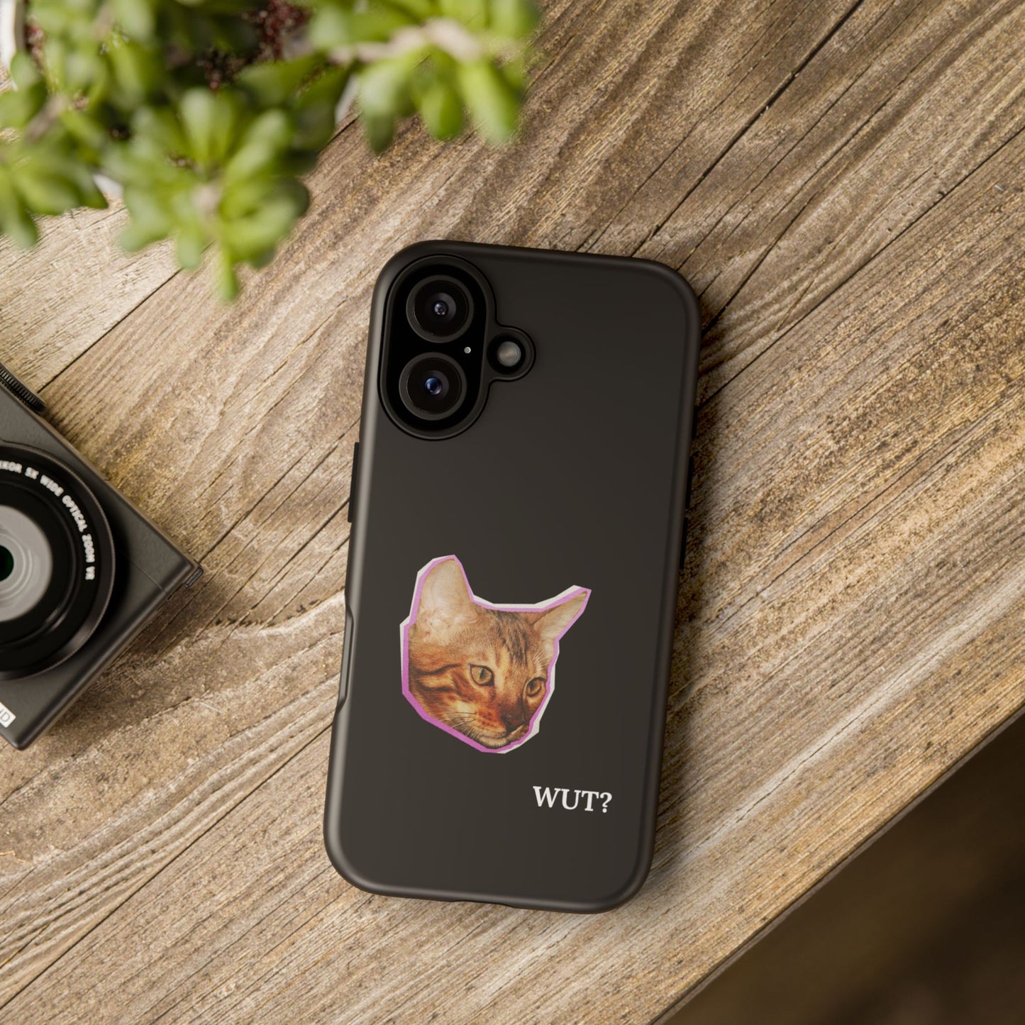 Funny Cat Meme Phone Case - iPhone, Galaxy, Pixel