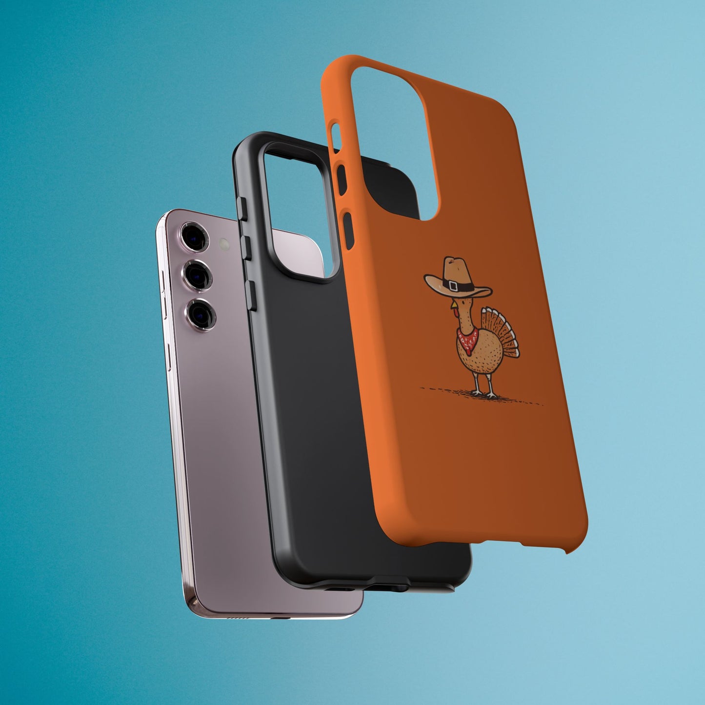 Turkey Phone Case, Funny Thanksgiving Cover, Autumn Fall Design iPhone Samsung Pixel