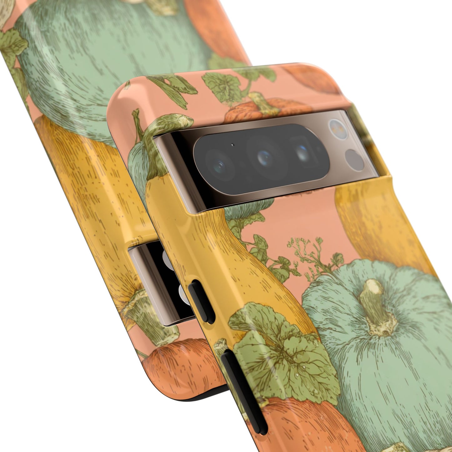 Pumpkin Patch Phone Case - Autumn Aesthetic iPhone Samsung Cover, Fall Halloween Pumpkin Design, Cozy Rustic Harvest Phone Accessory