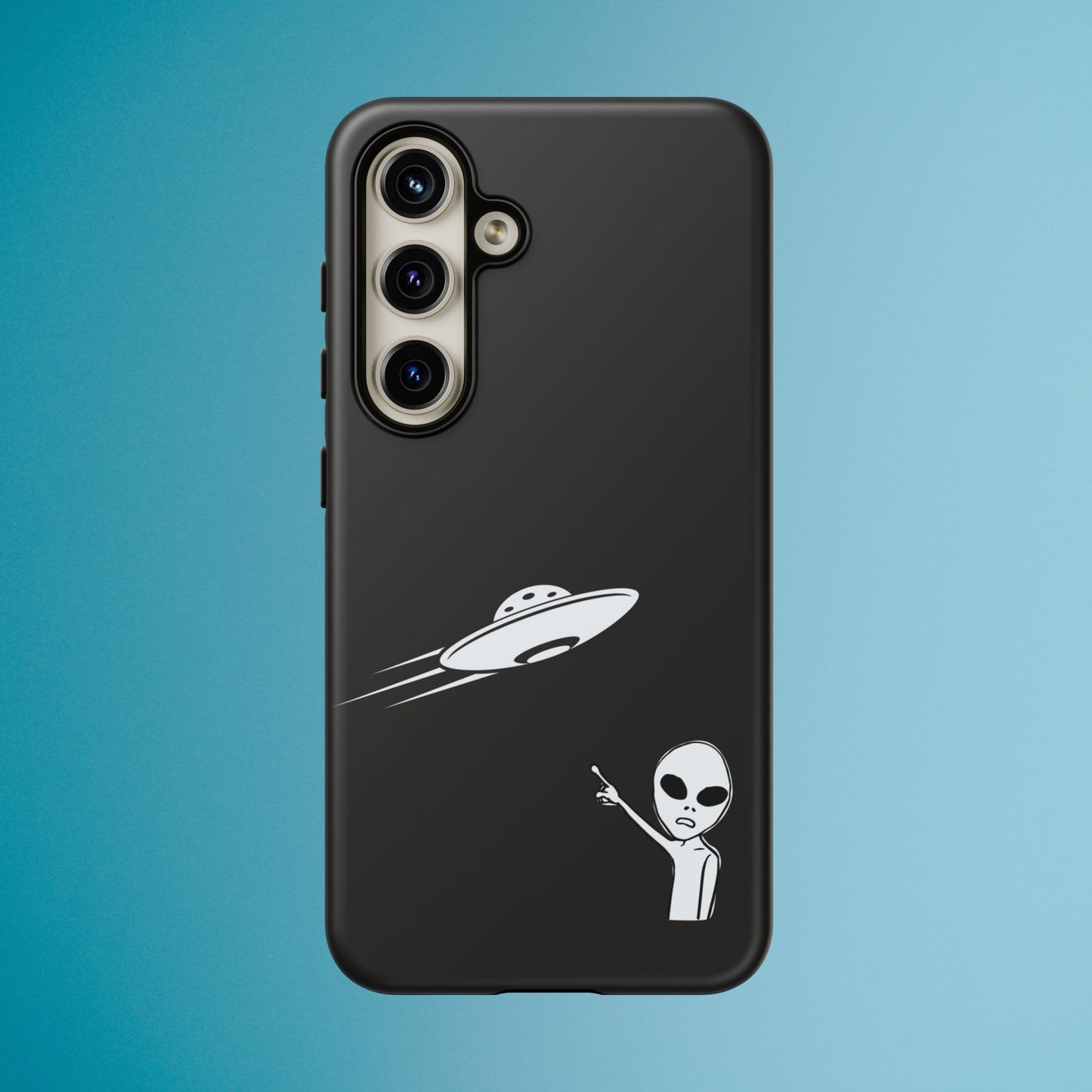 Alien UFO Phone Case, Supernatural Space Design, Sci Fi Aesthetic iPhone Samsung Pixel Cover